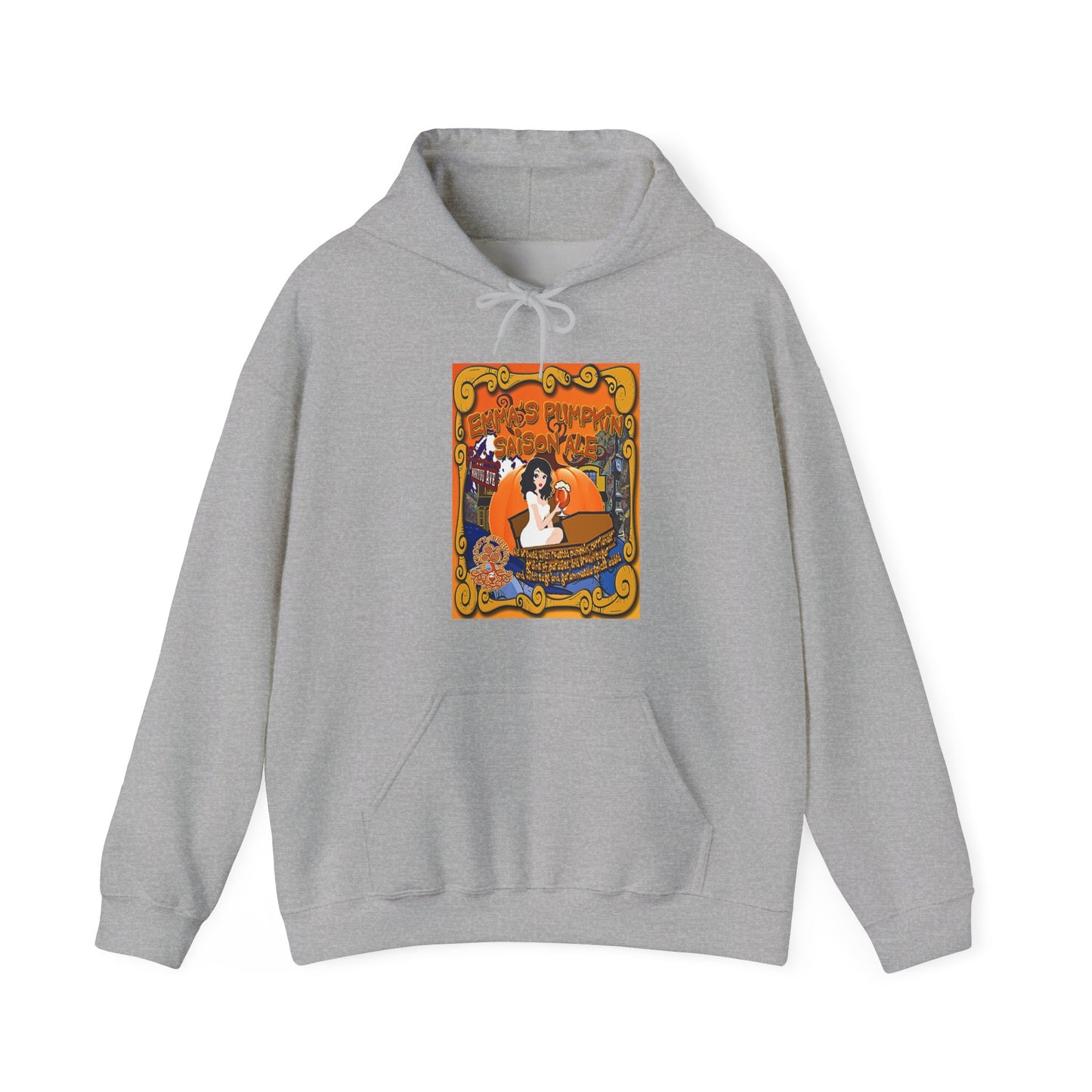 TRiNiTY Emma's Coffin Pumpkin Ale - Unisex Heavy Blend™ Hooded Sweatshirt