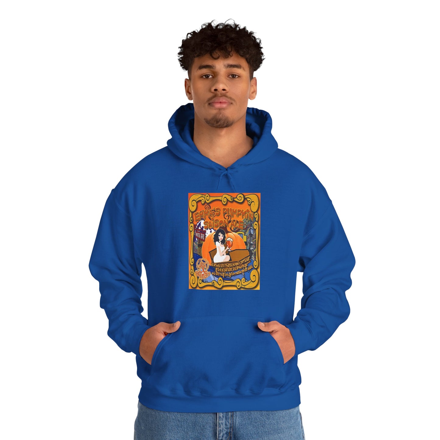 TRiNiTY Emma's Coffin Pumpkin Ale - Unisex Heavy Blend™ Hooded Sweatshirt