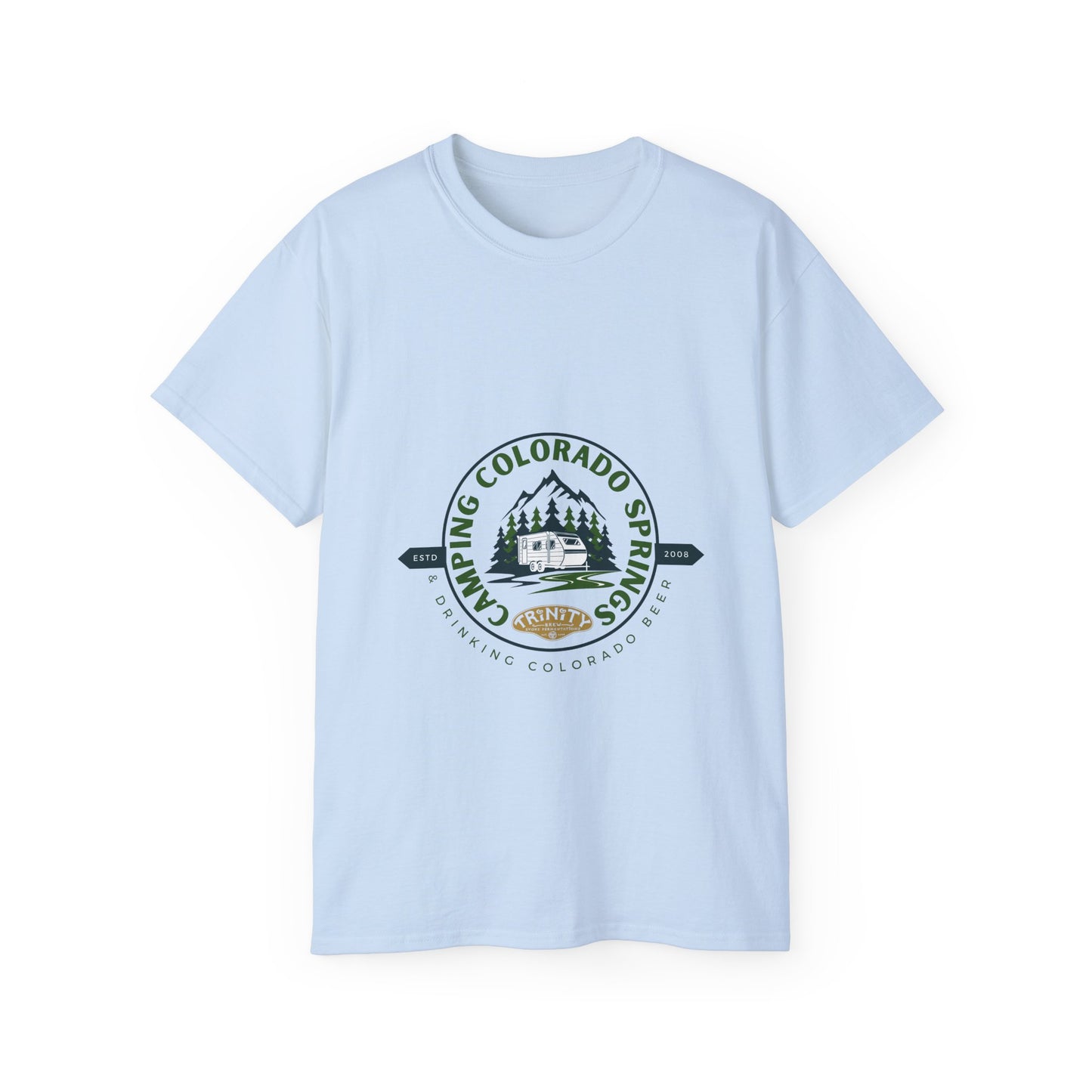 Camping in Colorado T-Shirt Unisex Ultra Cotton Tee