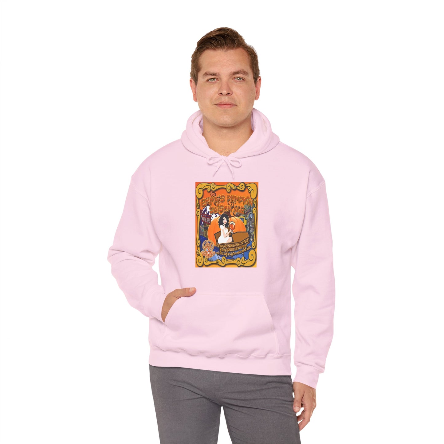 TRiNiTY Emma's Coffin Pumpkin Ale - Unisex Heavy Blend™ Hooded Sweatshirt
