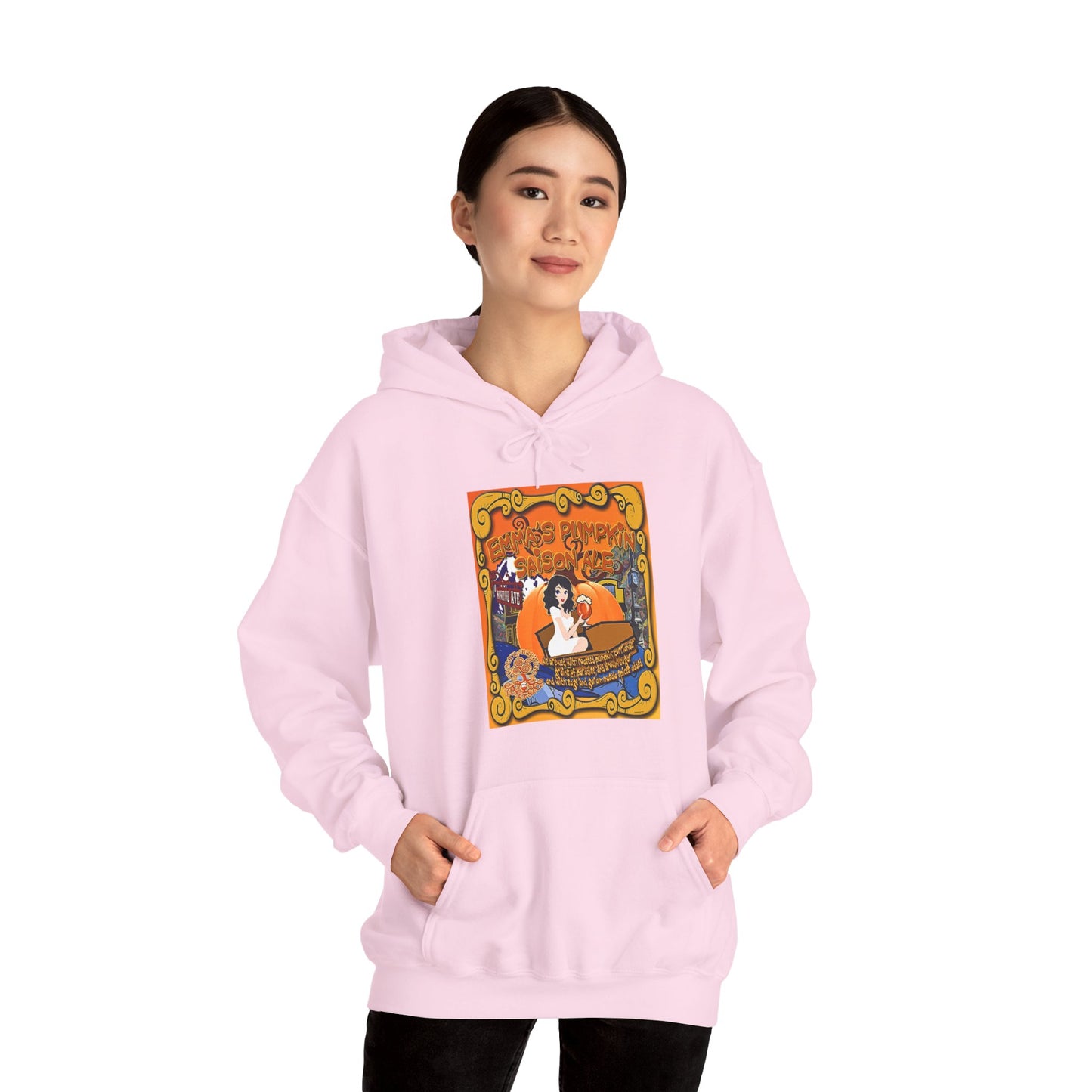 TRiNiTY Emma's Coffin Pumpkin Ale - Unisex Heavy Blend™ Hooded Sweatshirt