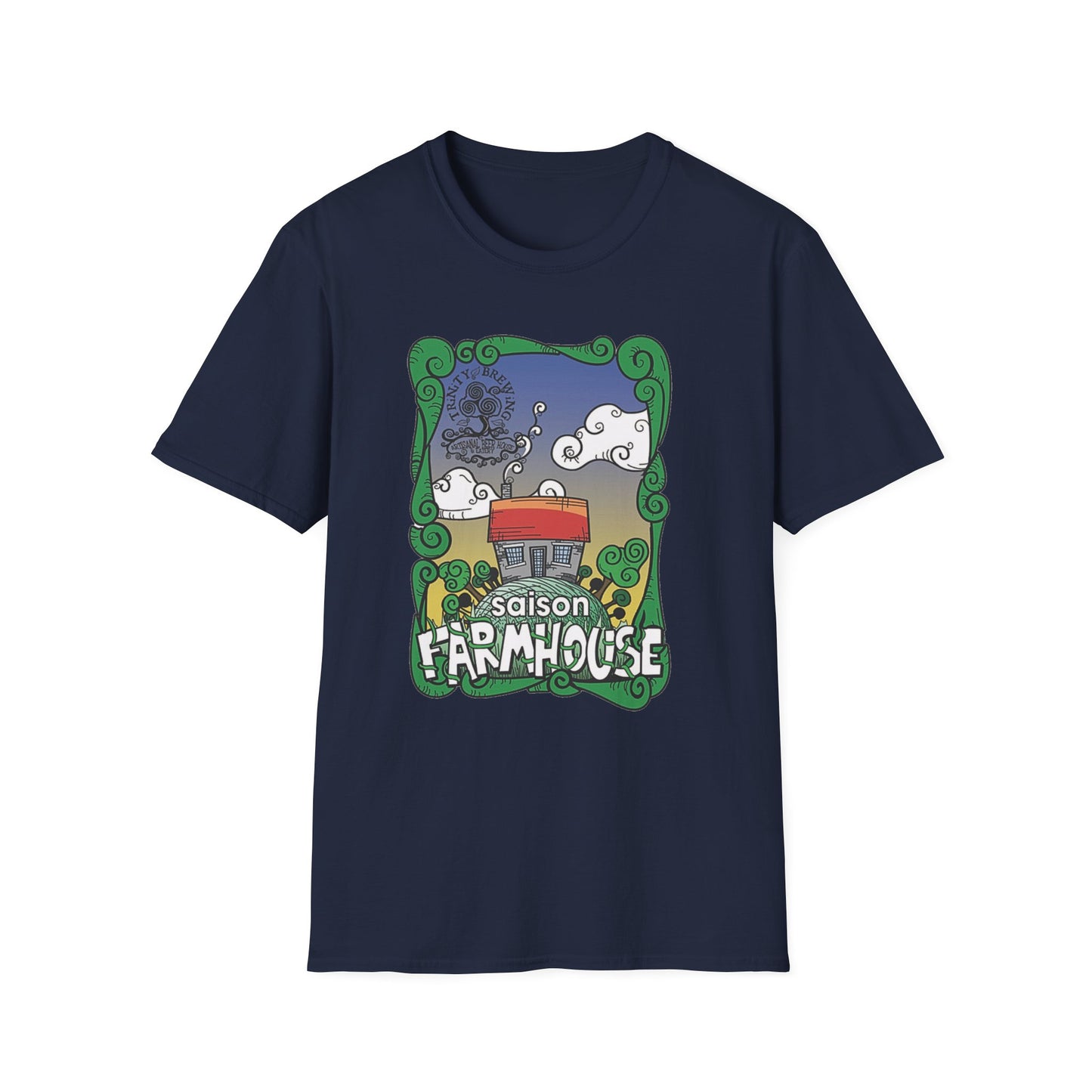 TRiNiTY Farmhouse Saison (Darker Colors) - Unisex Softstyle T-Shirt