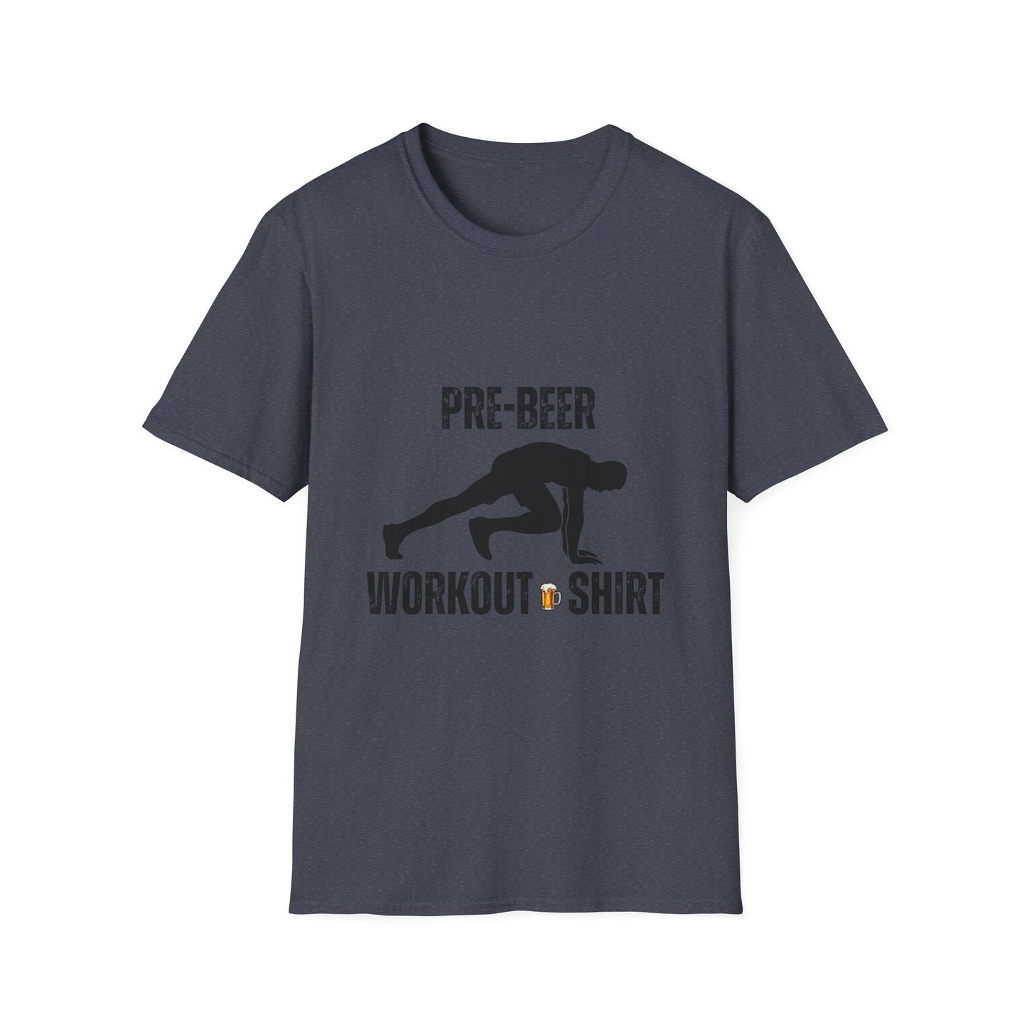 Pre-Beer Workout T-Shirt, Fun Fitness Tee, Unisex Athletic Shirt, Workout Clothing, Beer Lover's Gift, Gym Apparel
