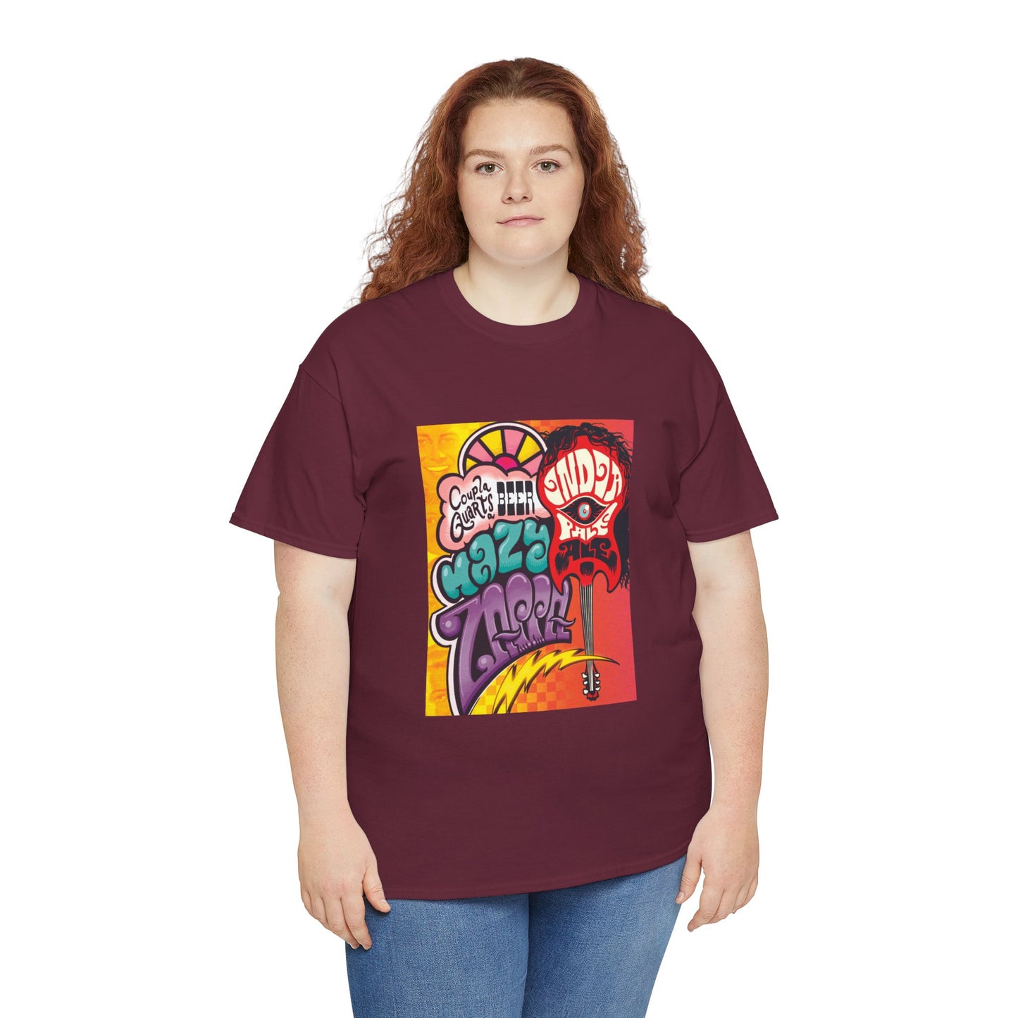 TRiNiTY Coupla' Quarts Hazy IPA (White Print) - Unisex Heavy Cotton Tee