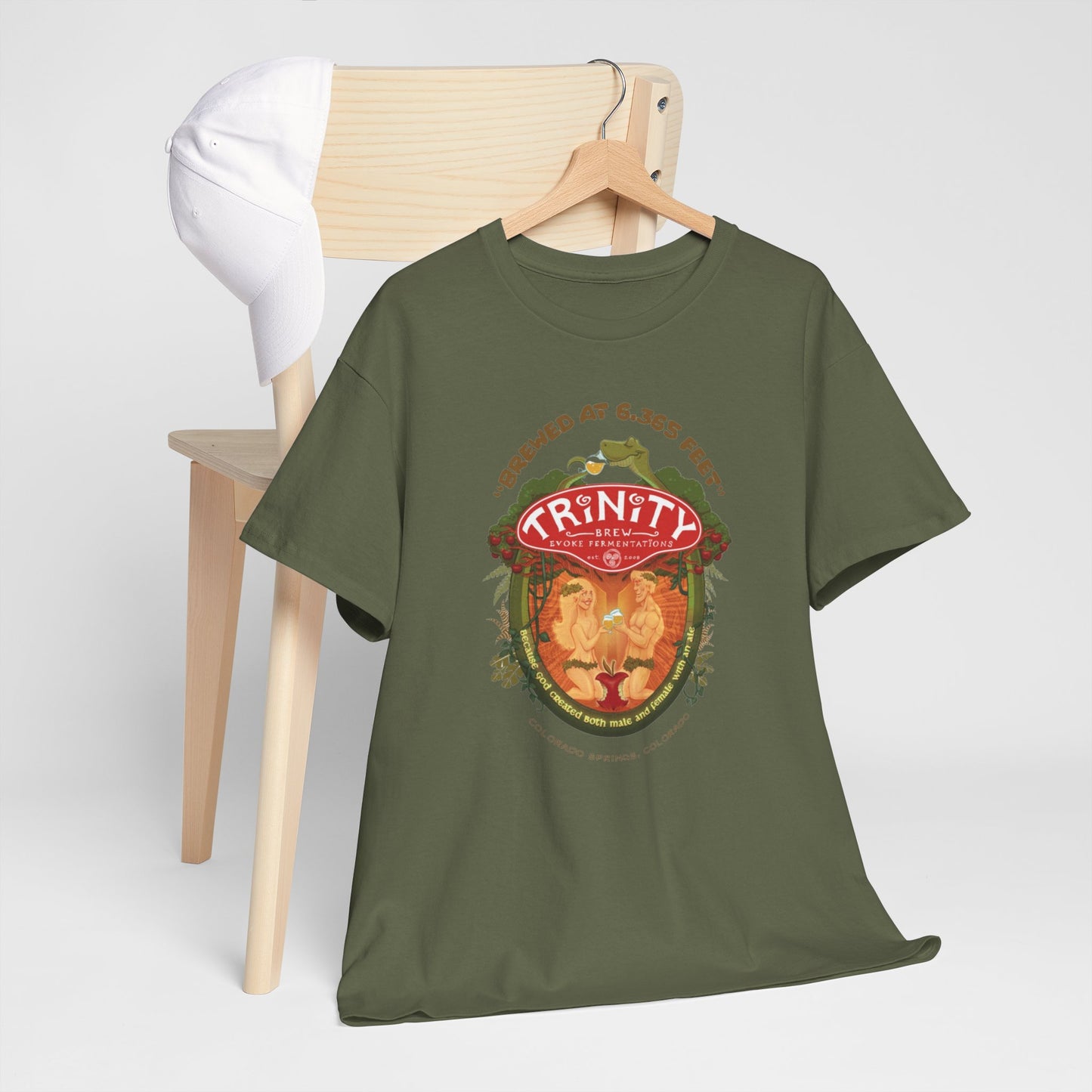 Adam & Eve Ale (Darker Colors) - Unisex Heavy Cotton Tee