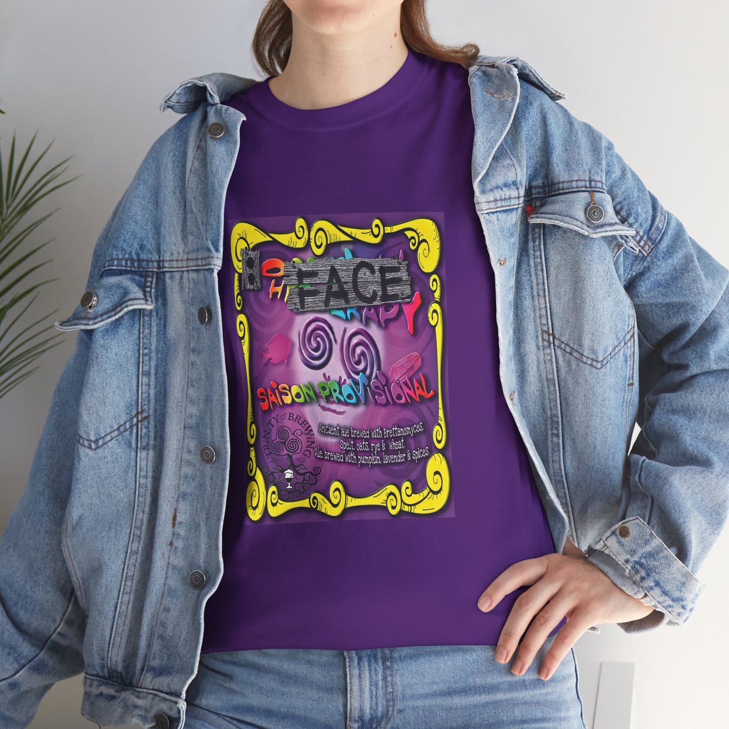 TRiNiTY Oh Face! - Unisex Heavy Cotton Tee