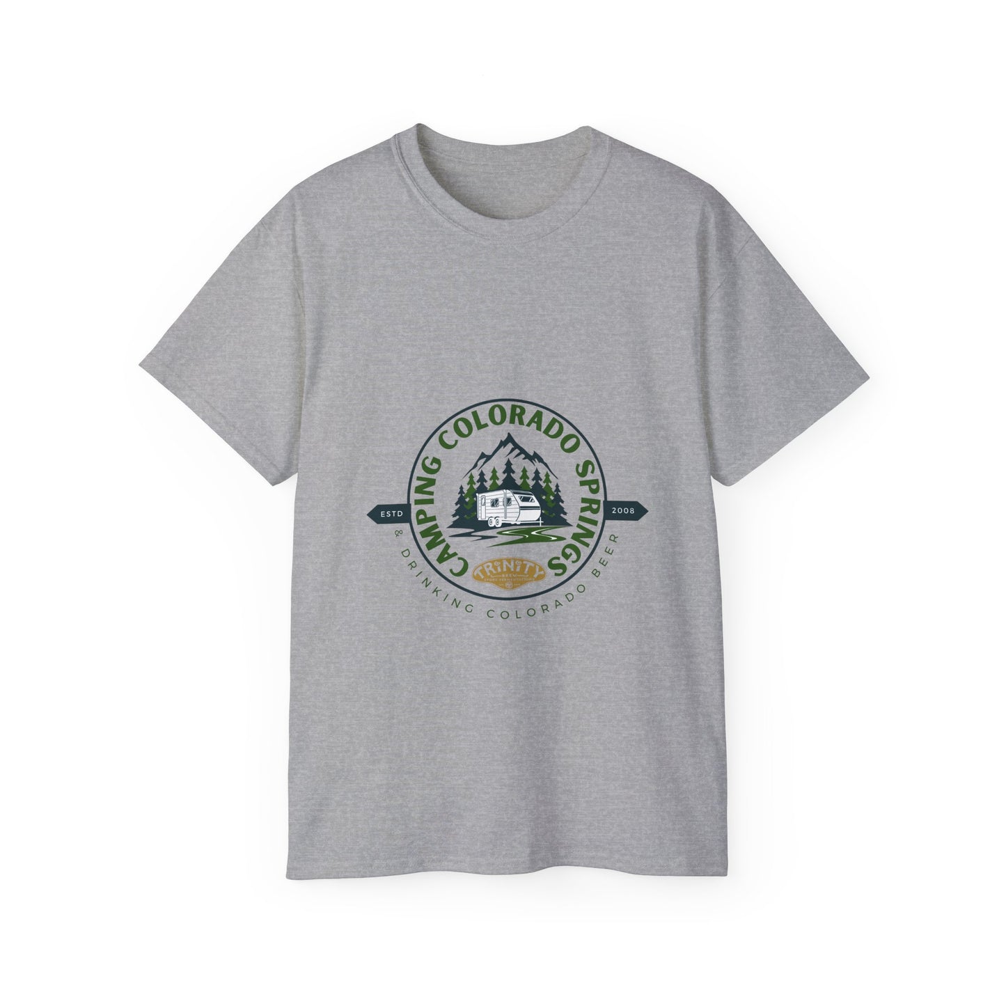 Camping in Colorado T-Shirt Unisex Ultra Cotton Tee