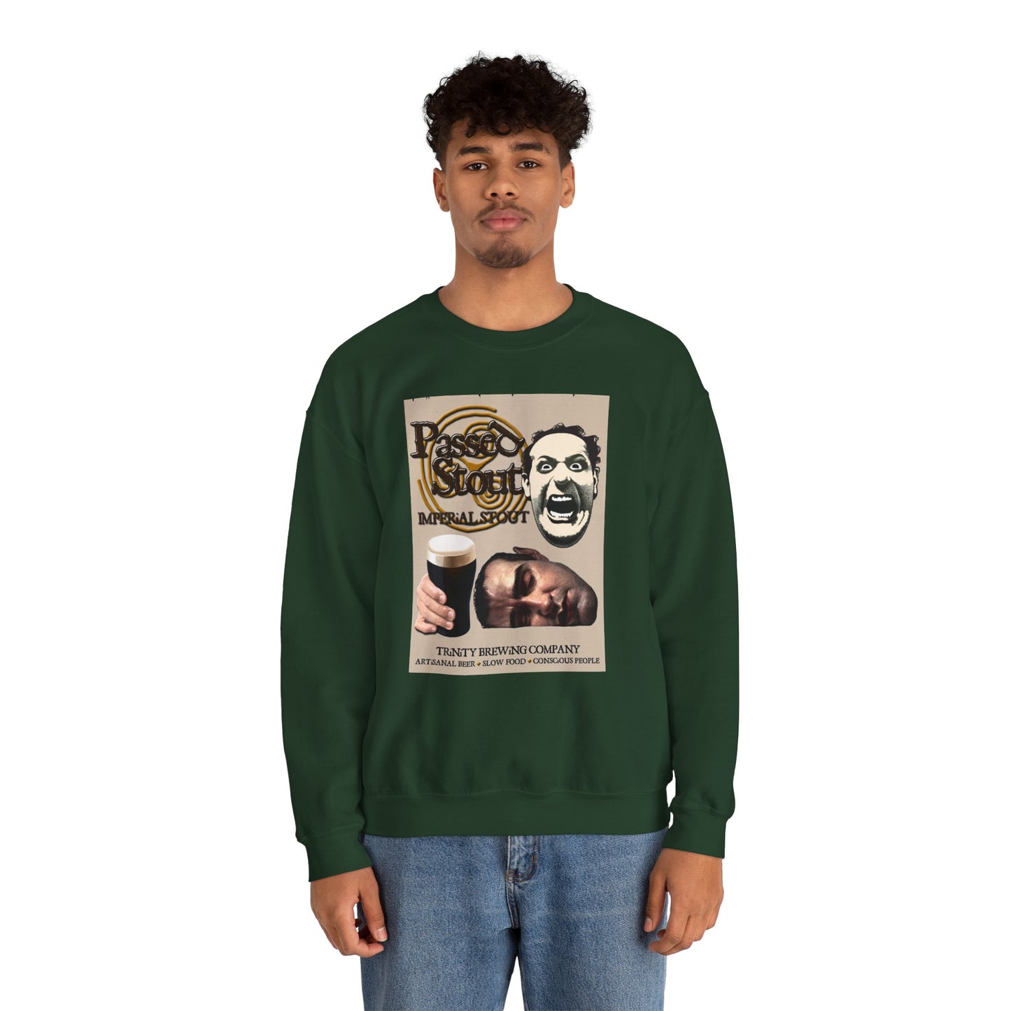 TRiNiTY Passed Stout Imperial Stout - Unisex Heavy Blend™ Crewneck Sweatshirt