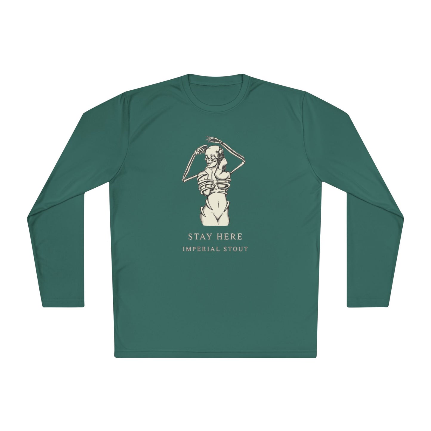 Stay Here Imperial Stout Unisex Lightweight Long Sleeve Tee