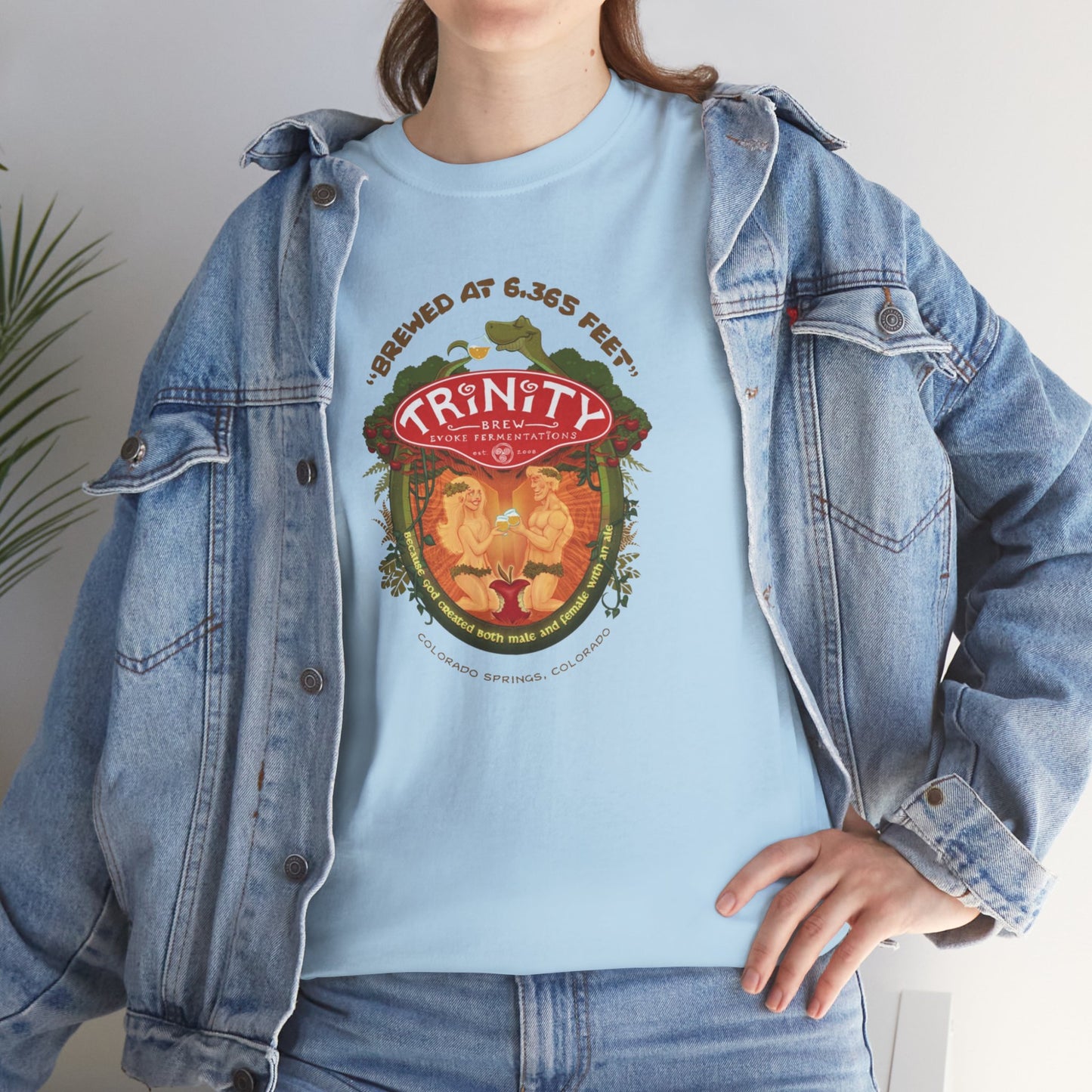 TRiNiTY Adam & Eve Ale (Lighter Colors) - Unisex Heavy Cotton Tee