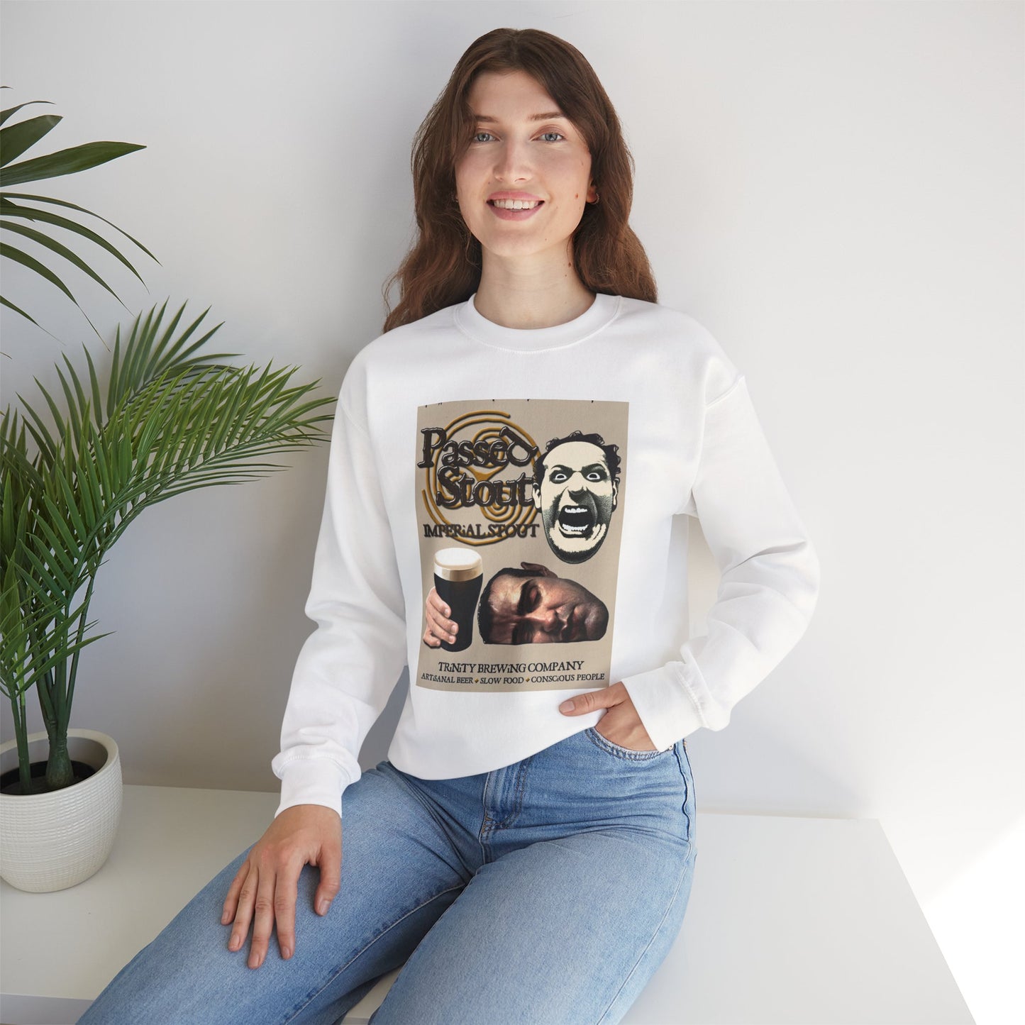 TRiNiTY Passed Stout Imperial Stout - Unisex Heavy Blend™ Crewneck Sweatshirt