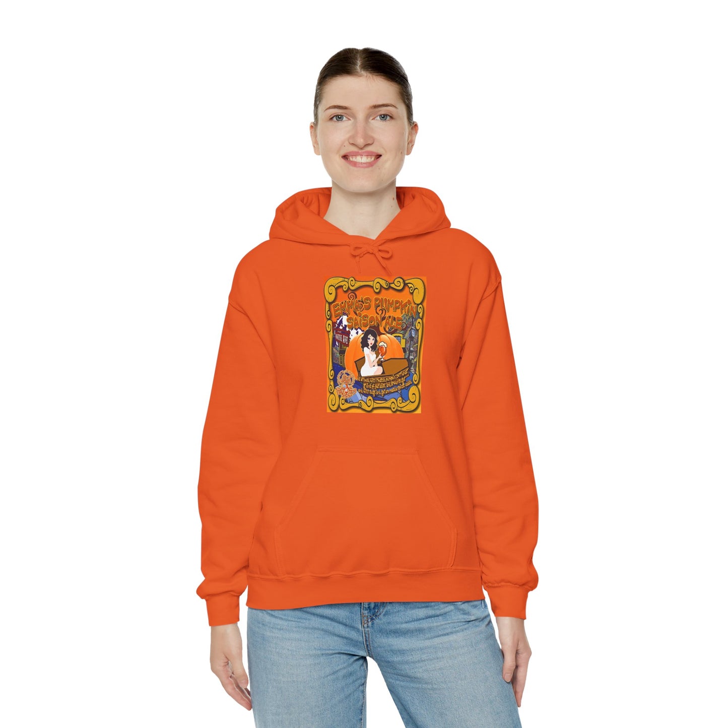 TRiNiTY Emma's Coffin Pumpkin Ale - Unisex Heavy Blend™ Hooded Sweatshirt