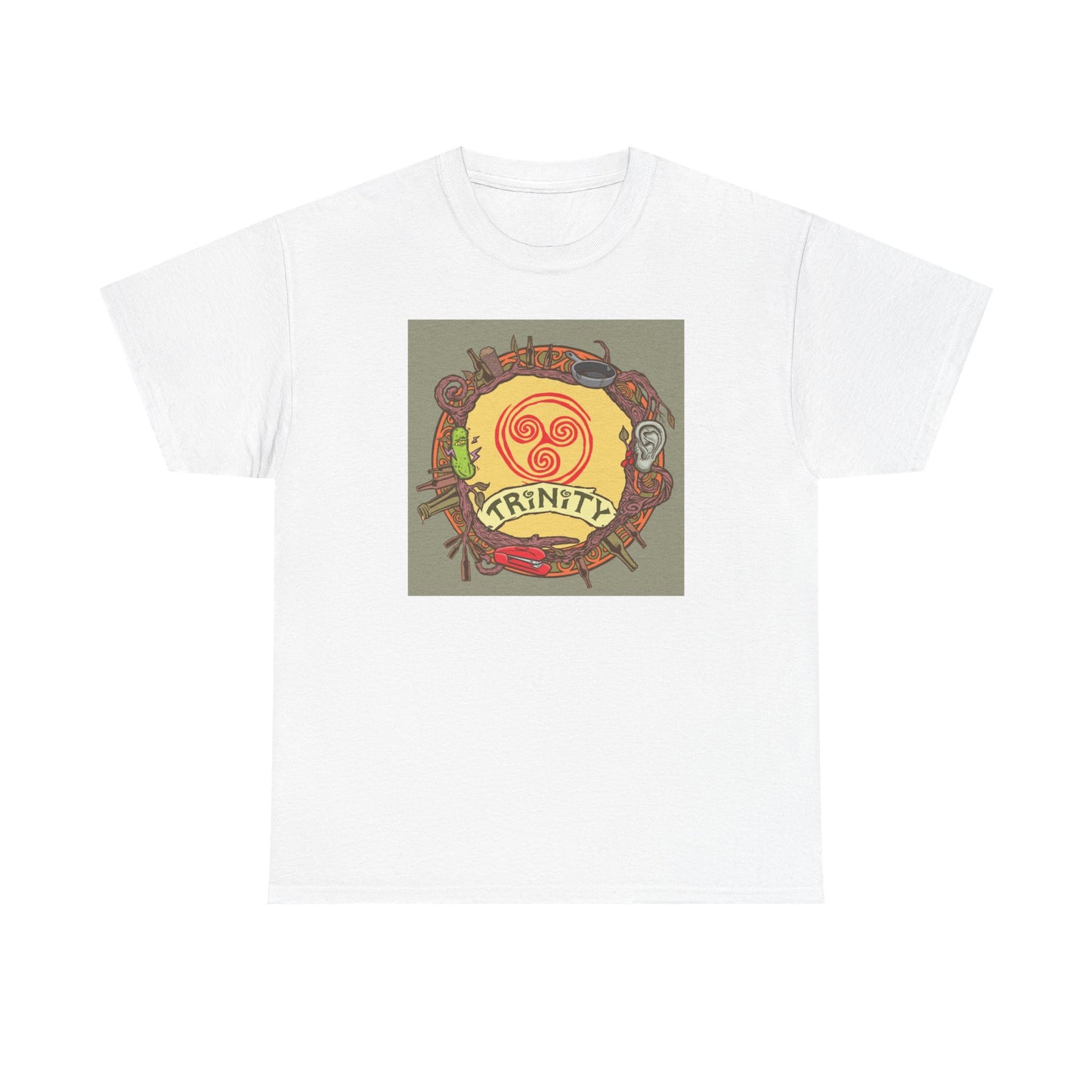 TRiNiTY Retro Logo - Unisex Heavy Cotton Tee