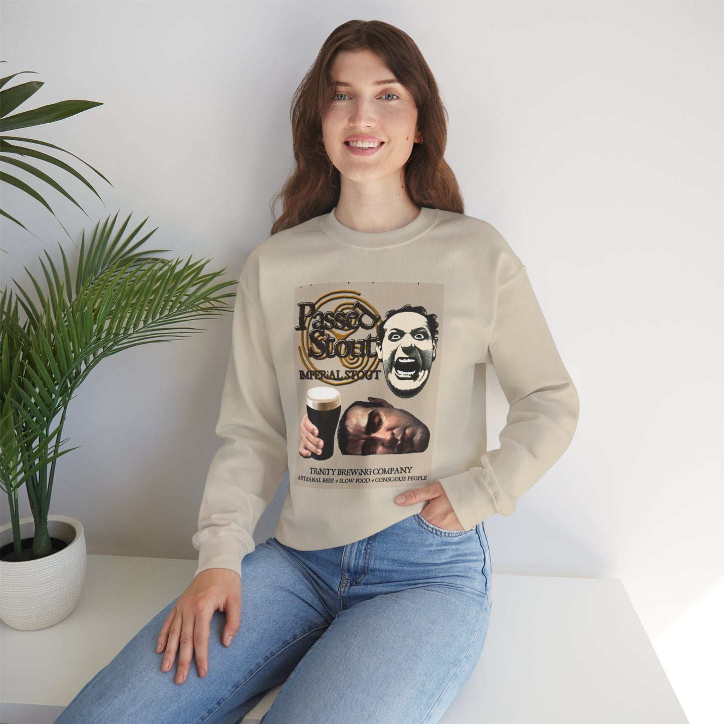 TRiNiTY Passed Stout Imperial Stout - Unisex Heavy Blend™ Crewneck Sweatshirt