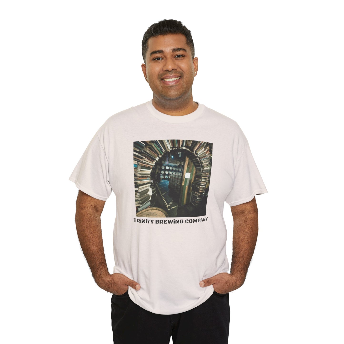 TRiNiTY Book Arch - Unisex Heavy Cotton Tee
