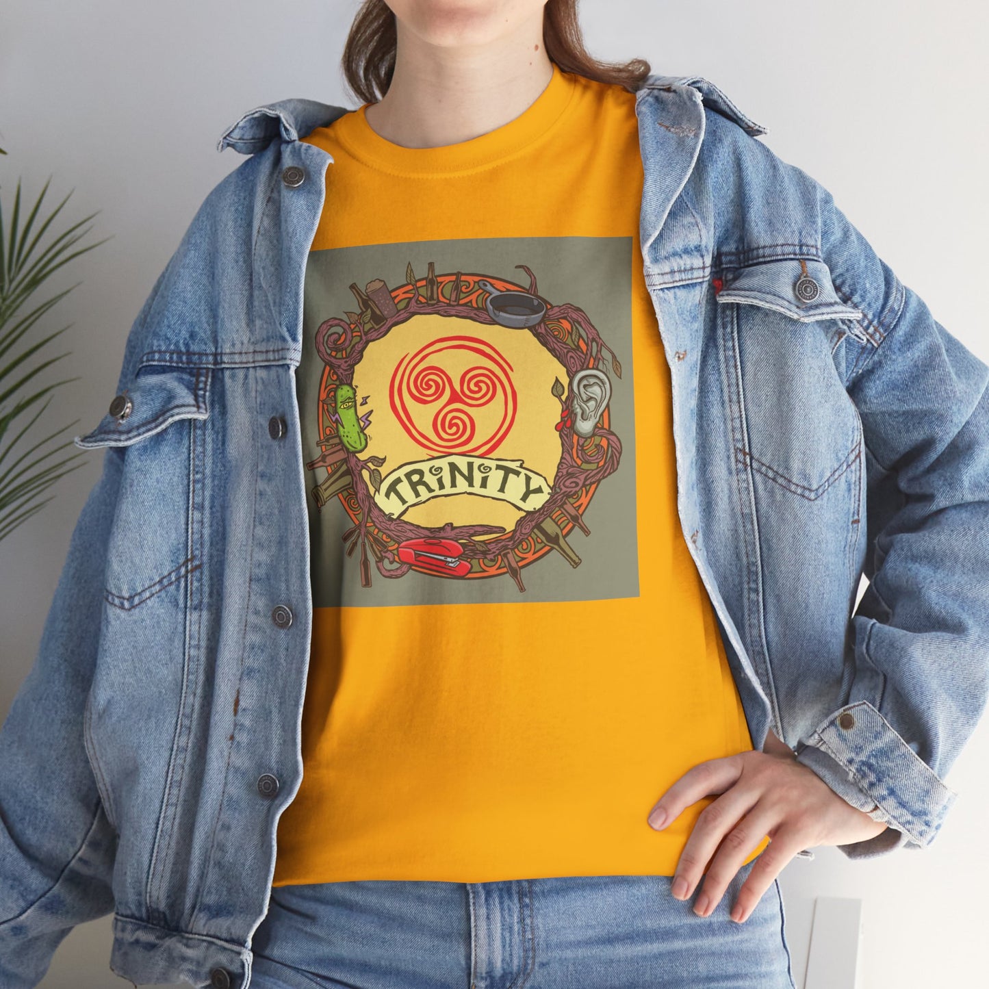 TRiNiTY Retro Logo - Unisex Heavy Cotton Tee