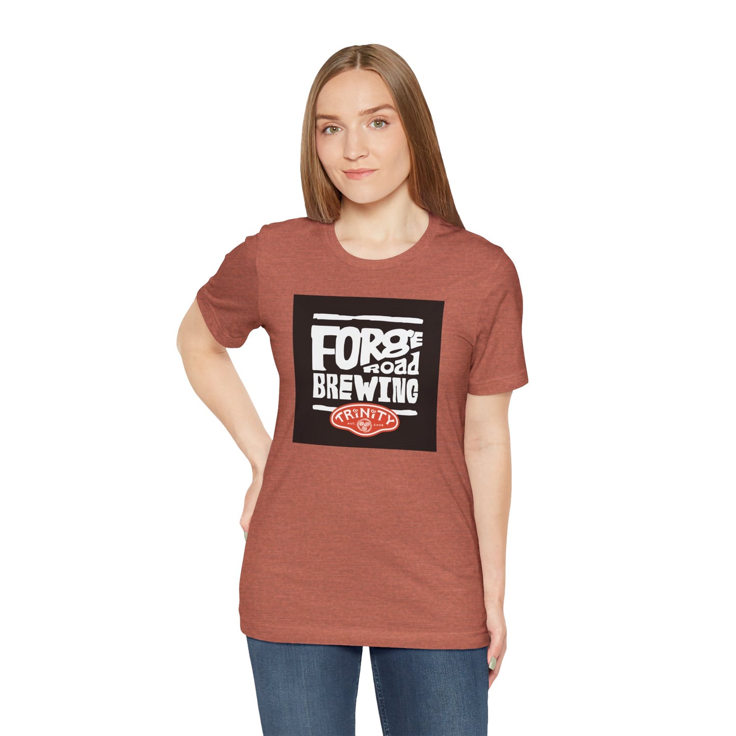 T2 Forge Road Brewery - Unisex Jersey Short Sleeve Tee