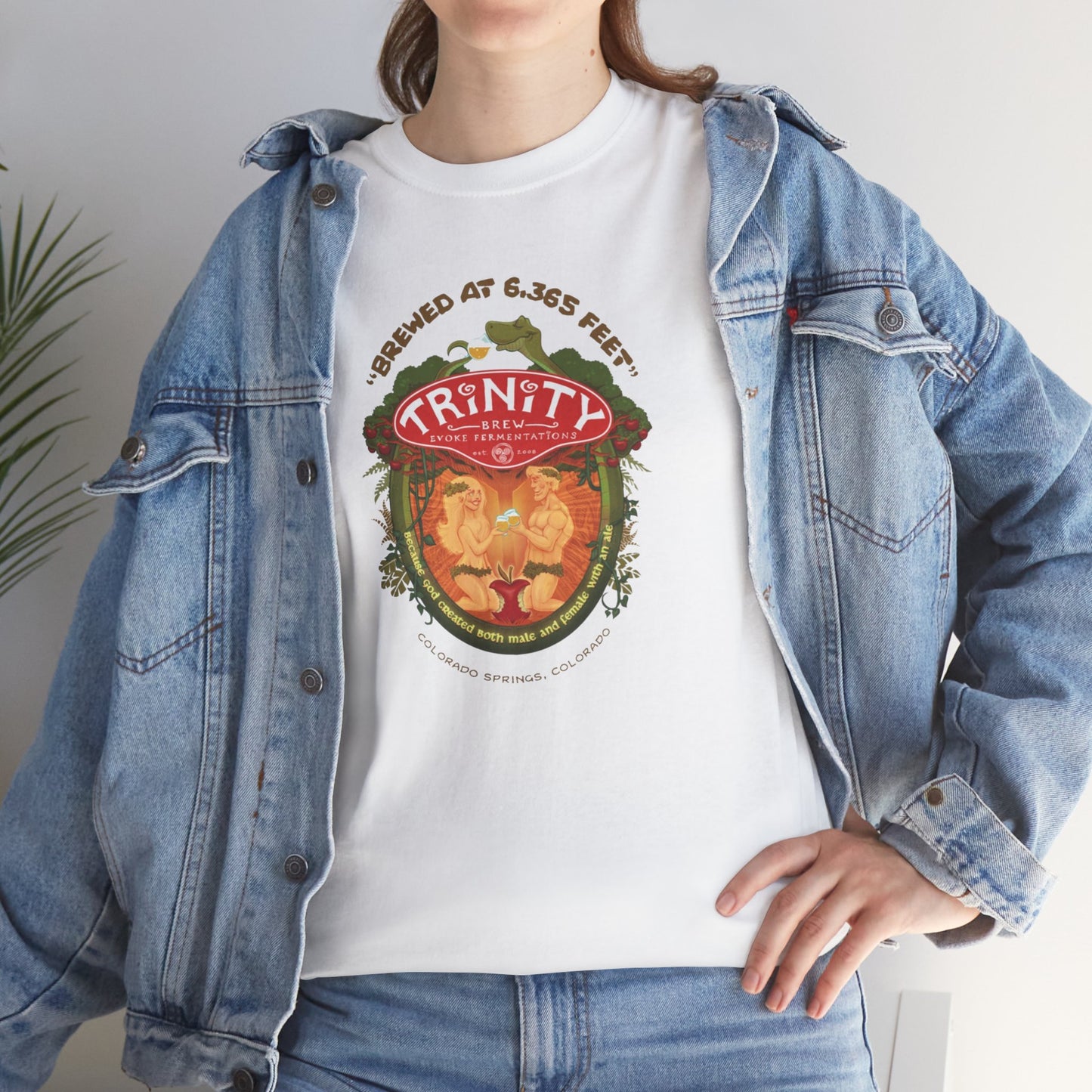 TRiNiTY Adam & Eve Ale (Lighter Colors) - Unisex Heavy Cotton Tee