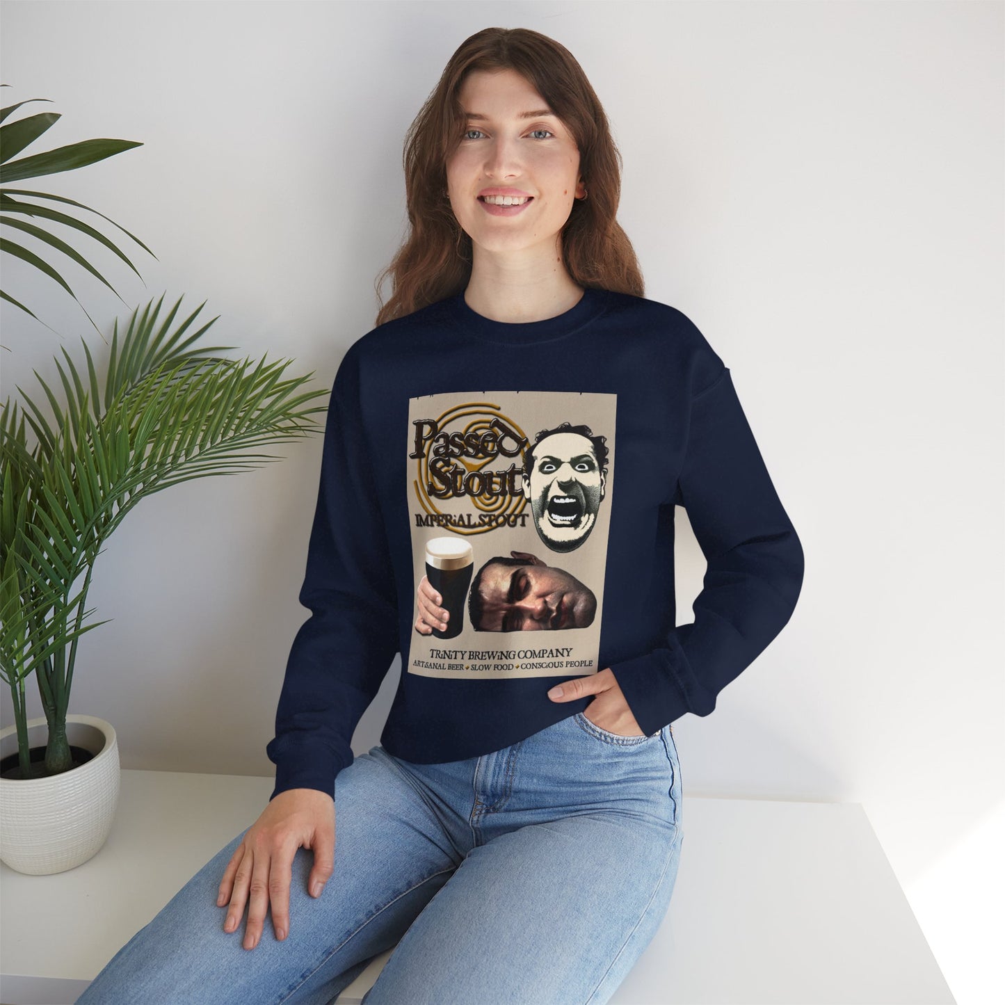 TRiNiTY Passed Stout Imperial Stout - Unisex Heavy Blend™ Crewneck Sweatshirt