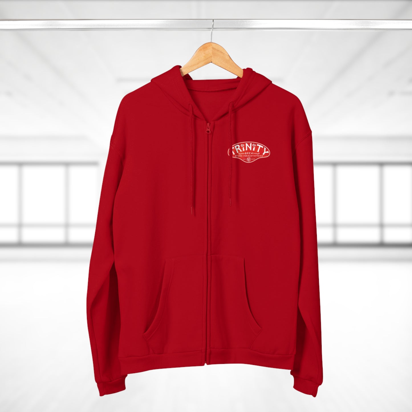 TRiNiTY Funky Reggae Beer - Unisex Hooded Zip Sweatshirt