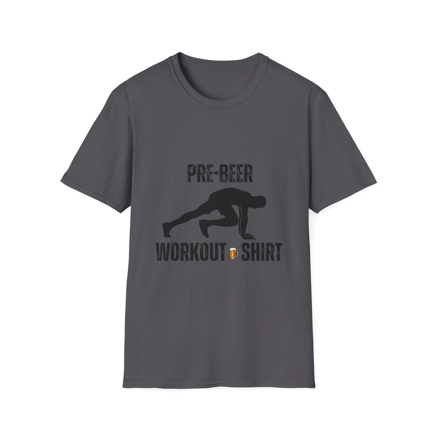 Pre-Beer Workout T-Shirt, Fun Fitness Tee, Unisex Athletic Shirt, Workout Clothing, Beer Lover's Gift, Gym Apparel