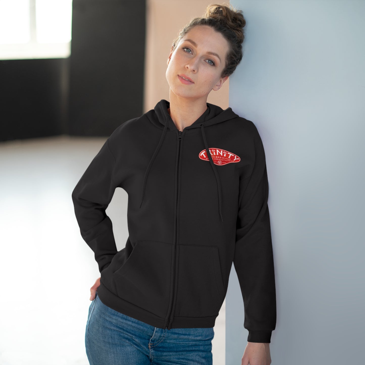 TRiNiTY Funky Reggae Beer - Unisex Hooded Zip Sweatshirt
