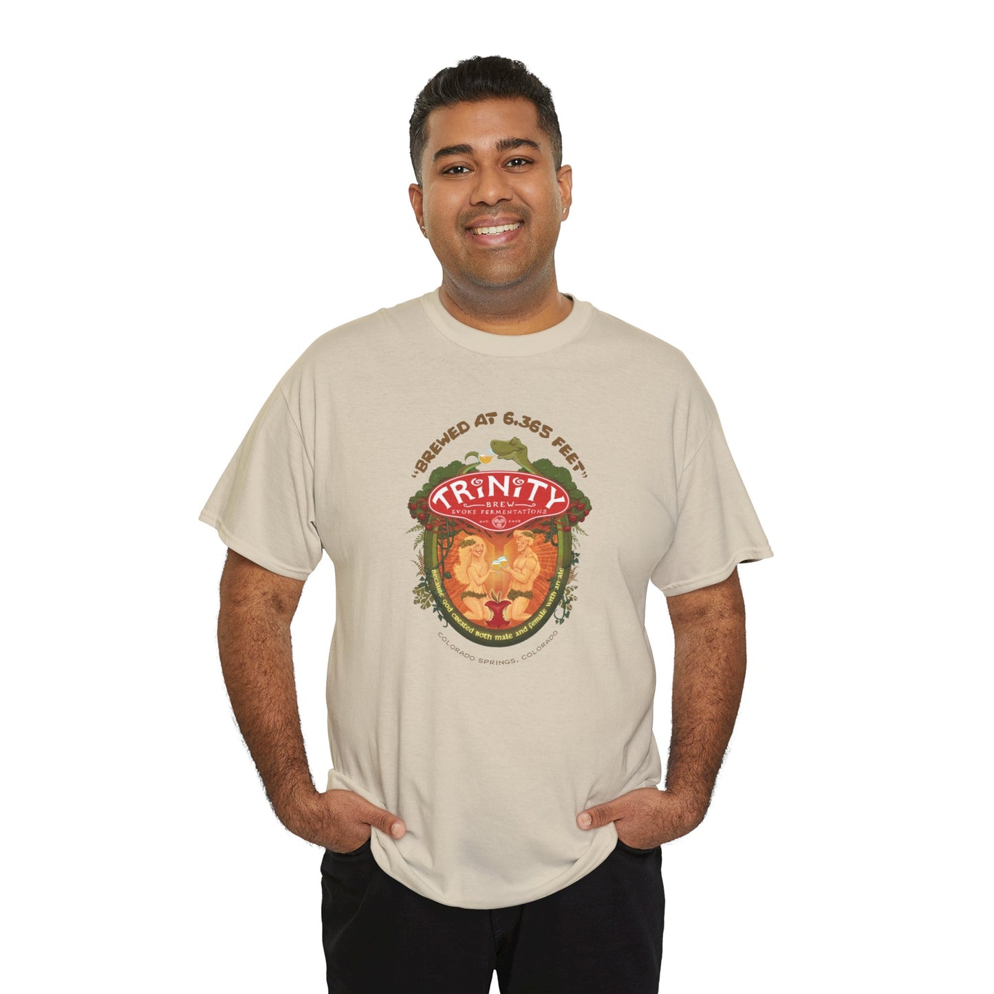 TRiNiTY Adam & Eve Ale (Lighter Colors) - Unisex Heavy Cotton Tee