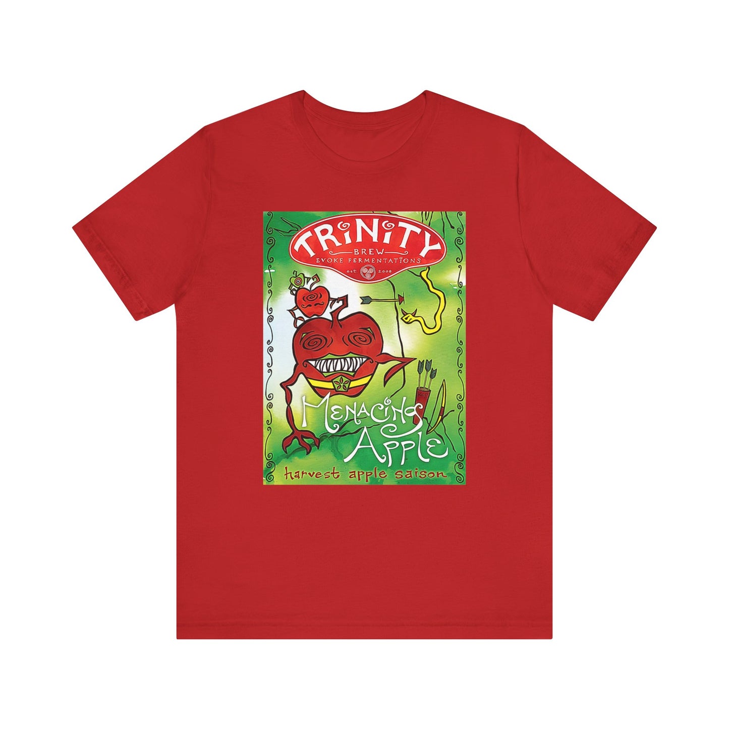 Menacing Apple Short Sleeve Tee