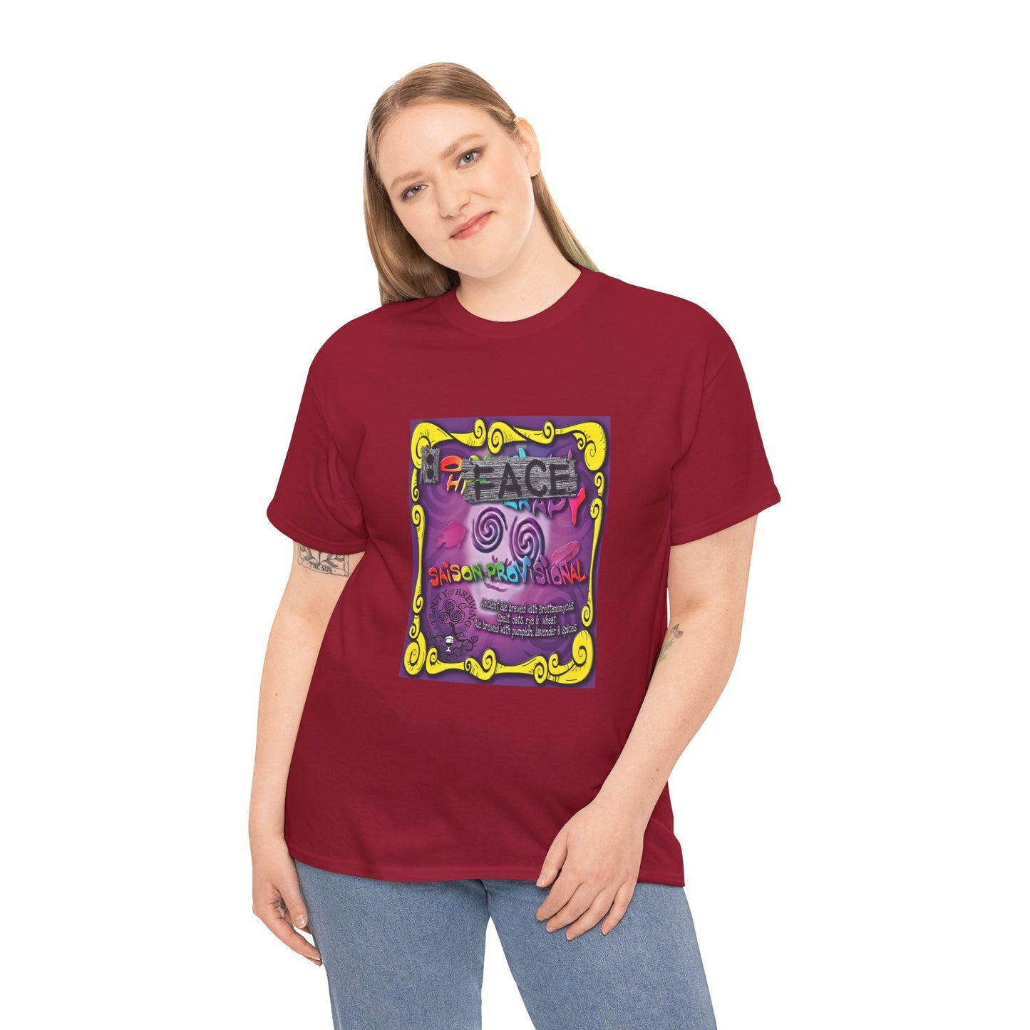 TRiNiTY Oh Face! - Unisex Heavy Cotton Tee