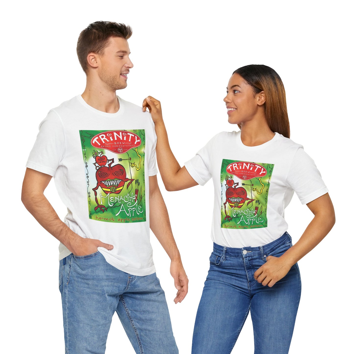 Menacing Apple Short Sleeve Tee