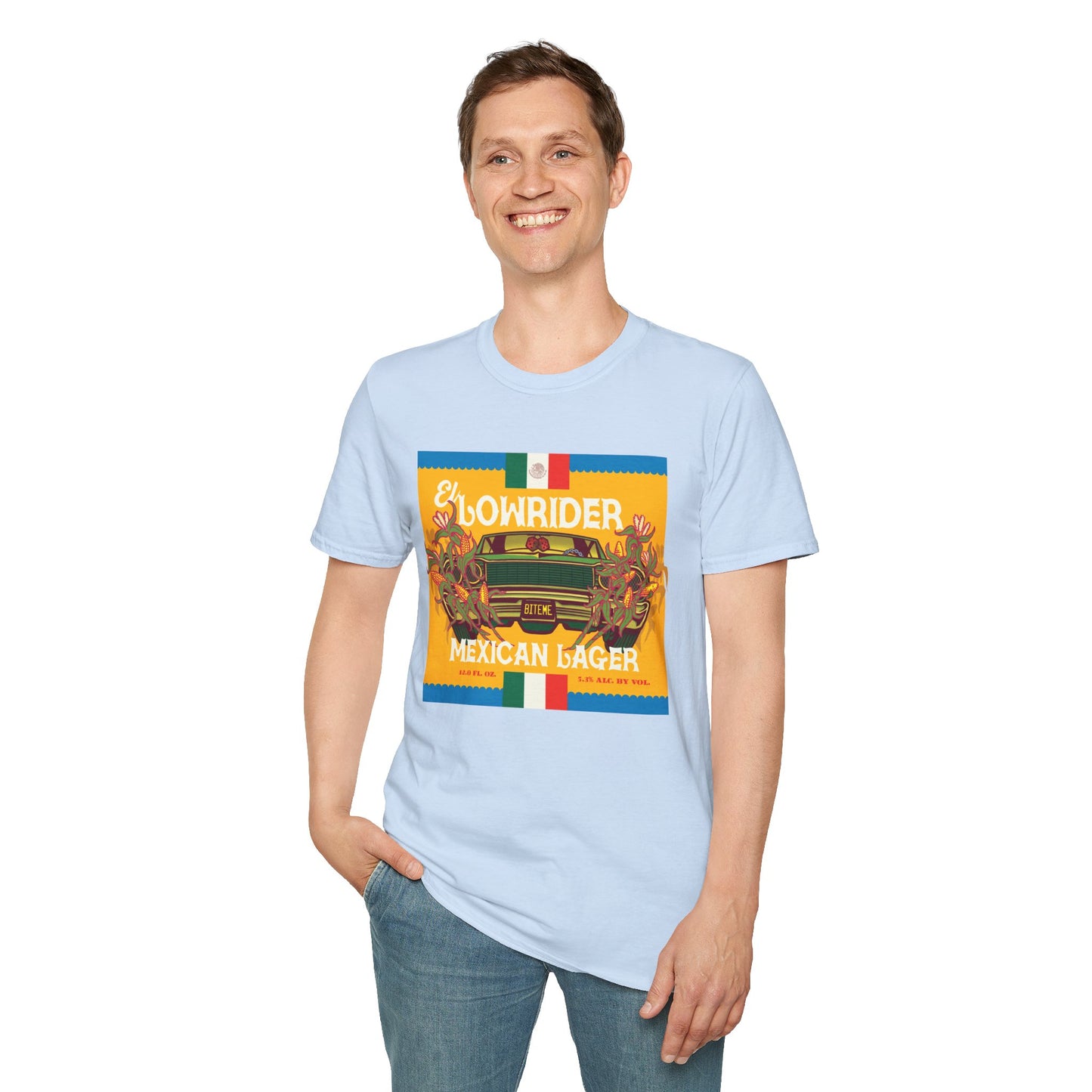 TRiNiTY Lowrider Mexican Lager - Unisex Softstyle T-Shirt