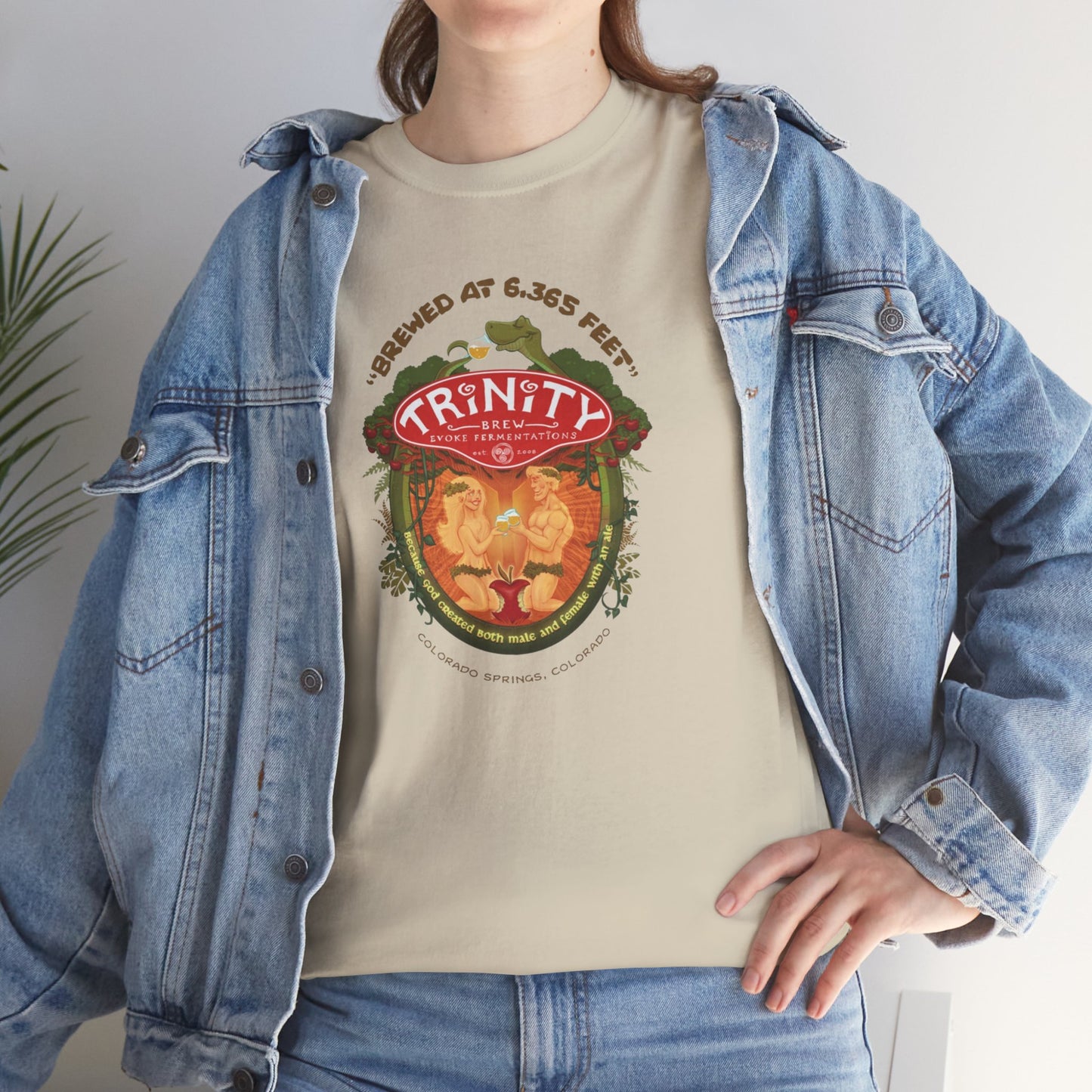 TRiNiTY Adam & Eve Ale (Lighter Colors) - Unisex Heavy Cotton Tee