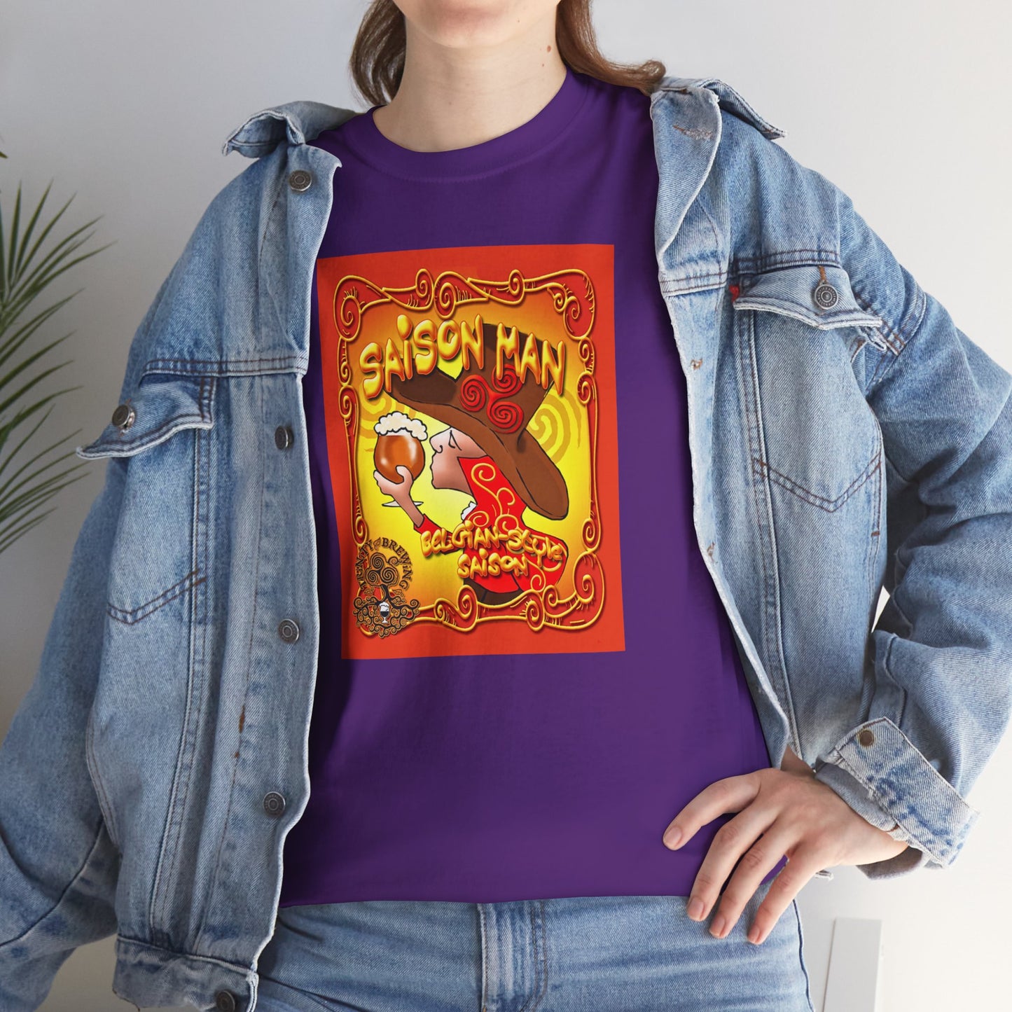 TRiNiTY Saison Man (Darker Colors) - Unisex Heavy Cotton Tee