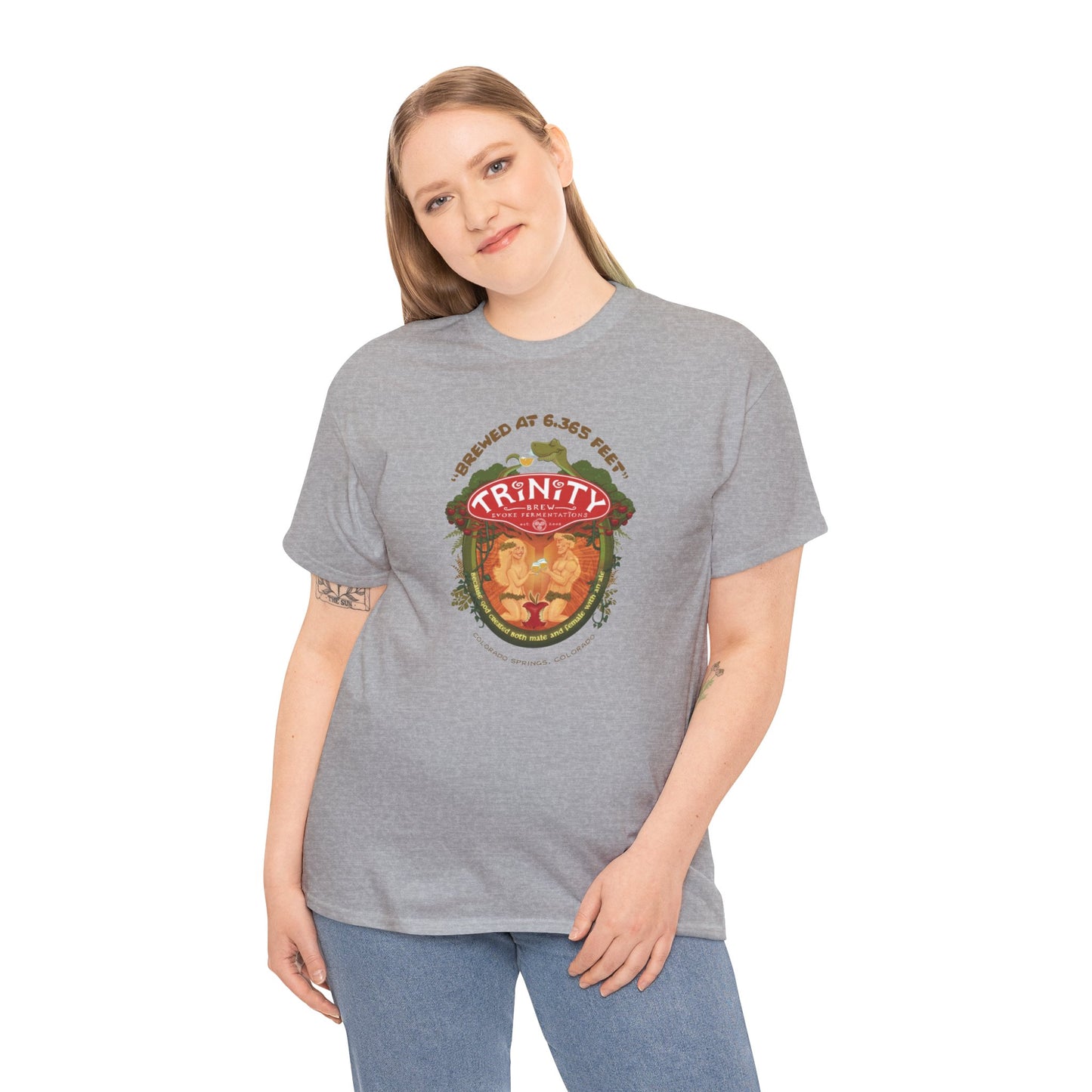 TRiNiTY Adam & Eve Ale (Lighter Colors) - Unisex Heavy Cotton Tee