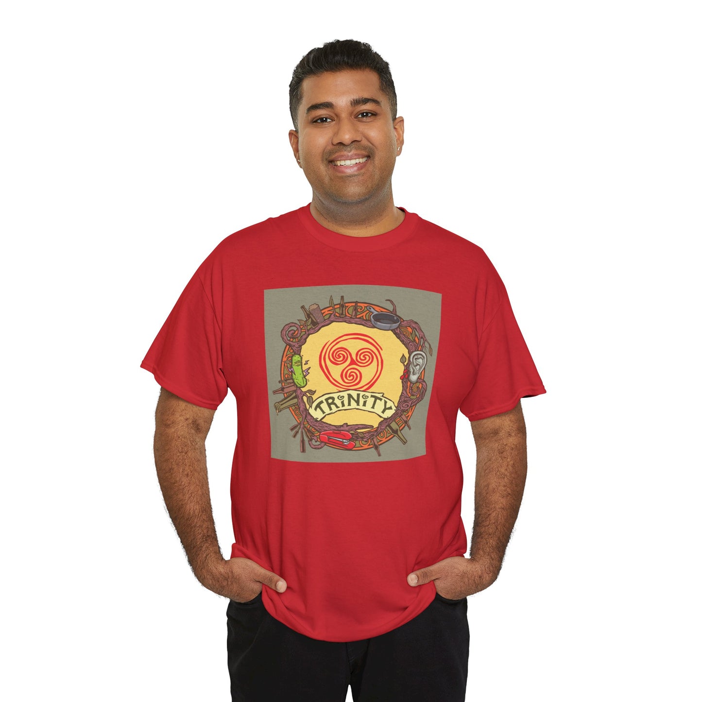 TRiNiTY Retro Logo - Unisex Heavy Cotton Tee