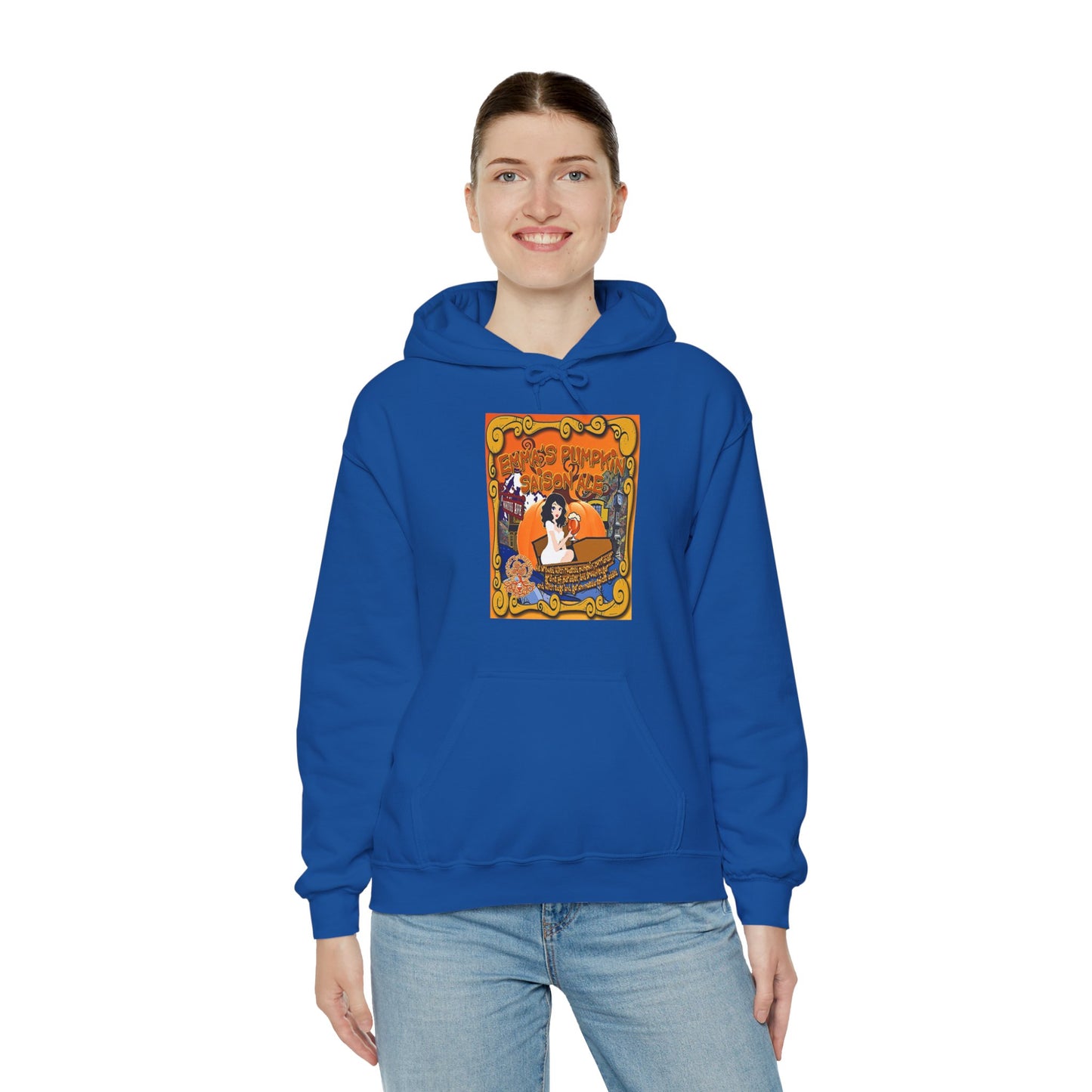 TRiNiTY Emma's Coffin Pumpkin Ale - Unisex Heavy Blend™ Hooded Sweatshirt