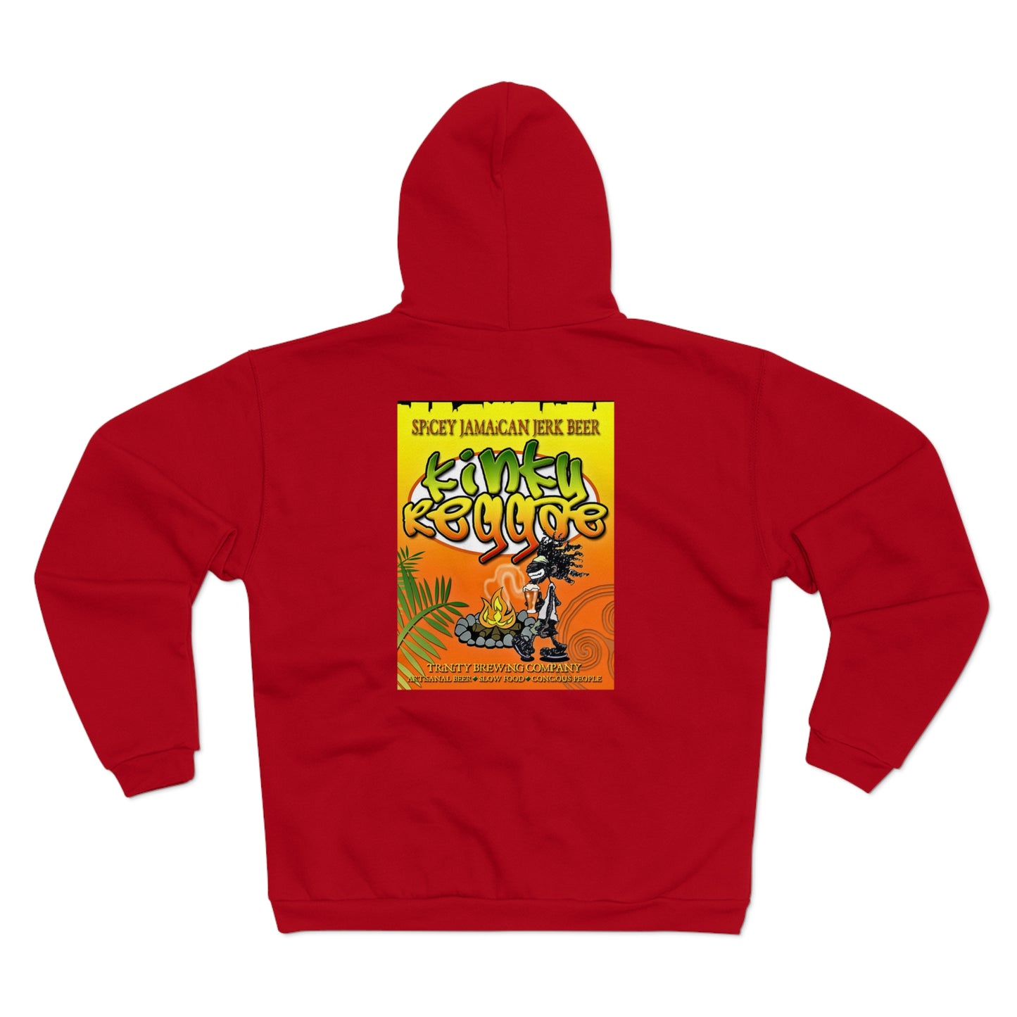 TRiNiTY Funky Reggae Beer - Unisex Hooded Zip Sweatshirt