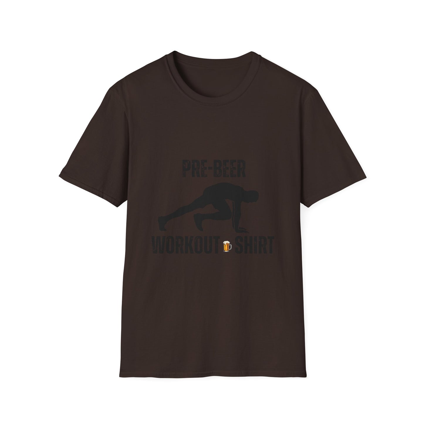 Pre-Beer Workout T-Shirt, Fun Fitness Tee, Unisex Athletic Shirt, Workout Clothing, Beer Lover's Gift, Gym Apparel