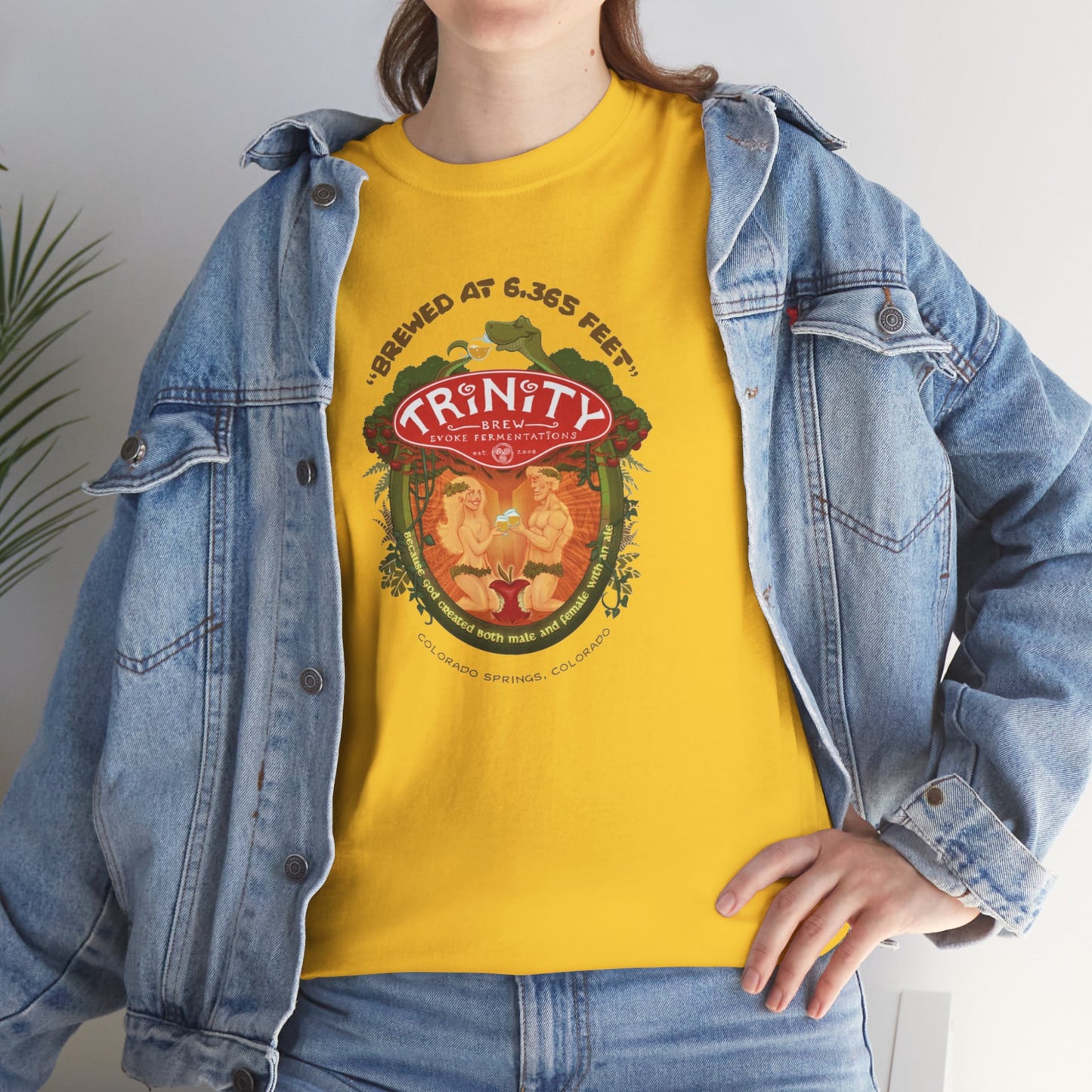 TRiNiTY Adam & Eve Ale (Lighter Colors) - Unisex Heavy Cotton Tee