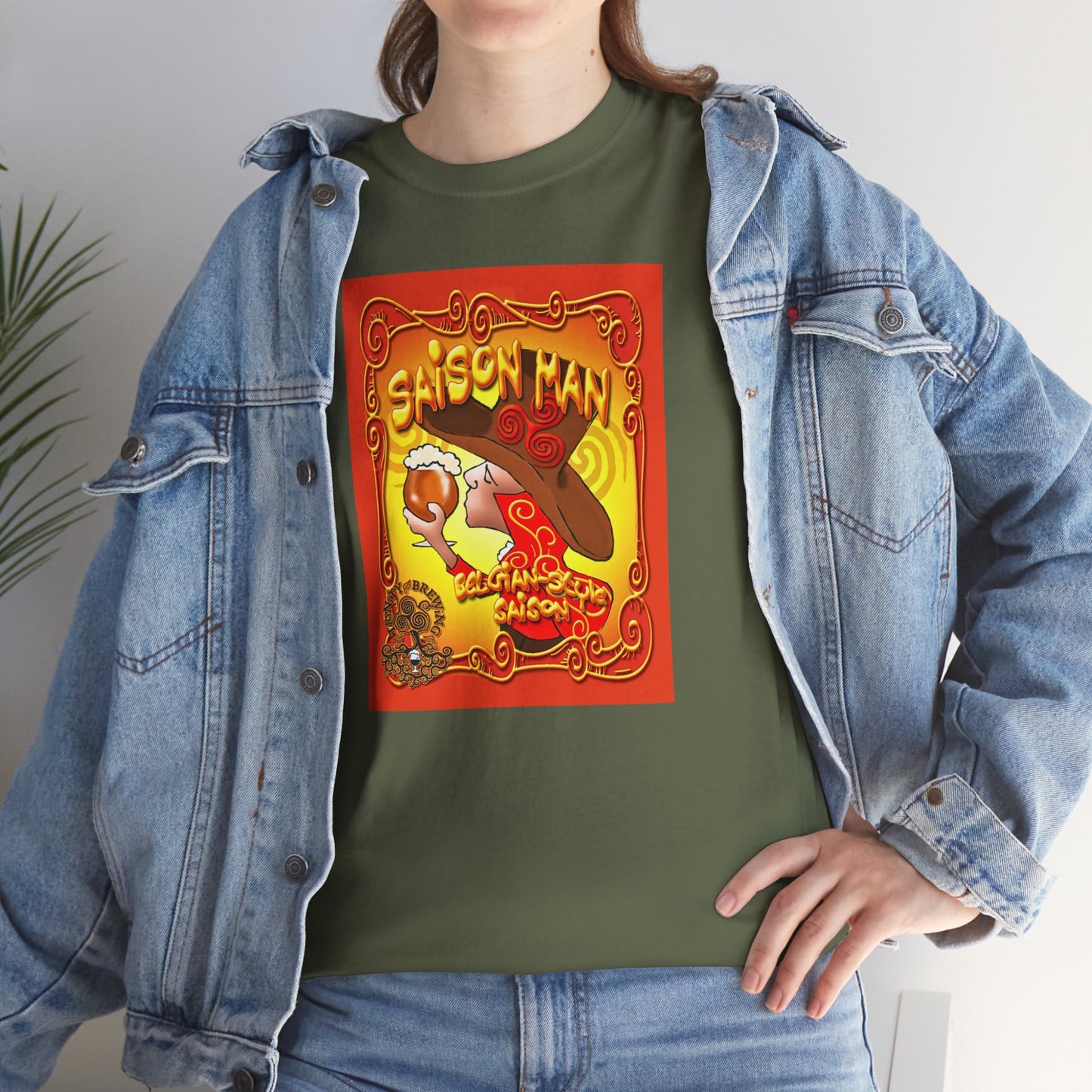 TRiNiTY Saison Man (Darker Colors) - Unisex Heavy Cotton Tee