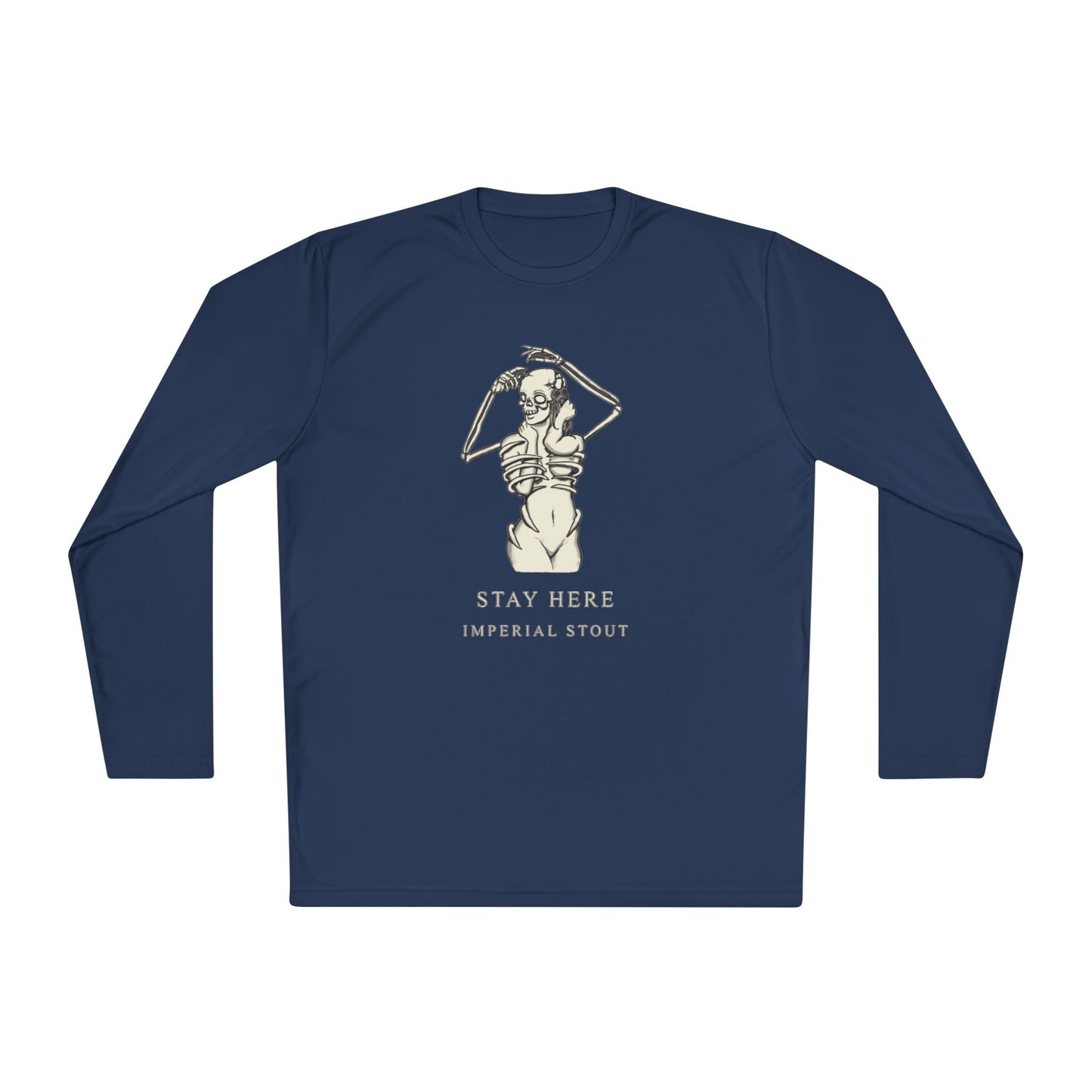 Stay Here Imperial Stout Unisex Lightweight Long Sleeve Tee