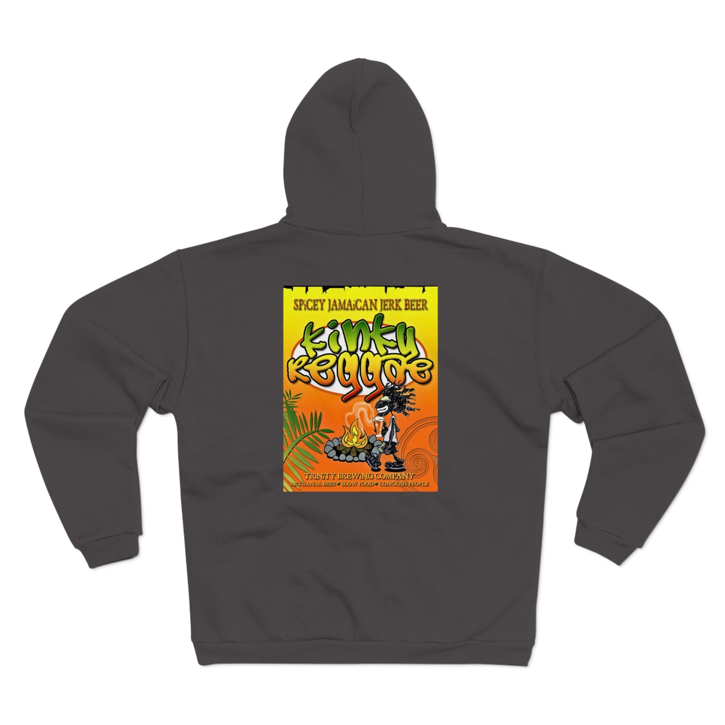 TRiNiTY Funky Reggae Beer - Unisex Hooded Zip Sweatshirt