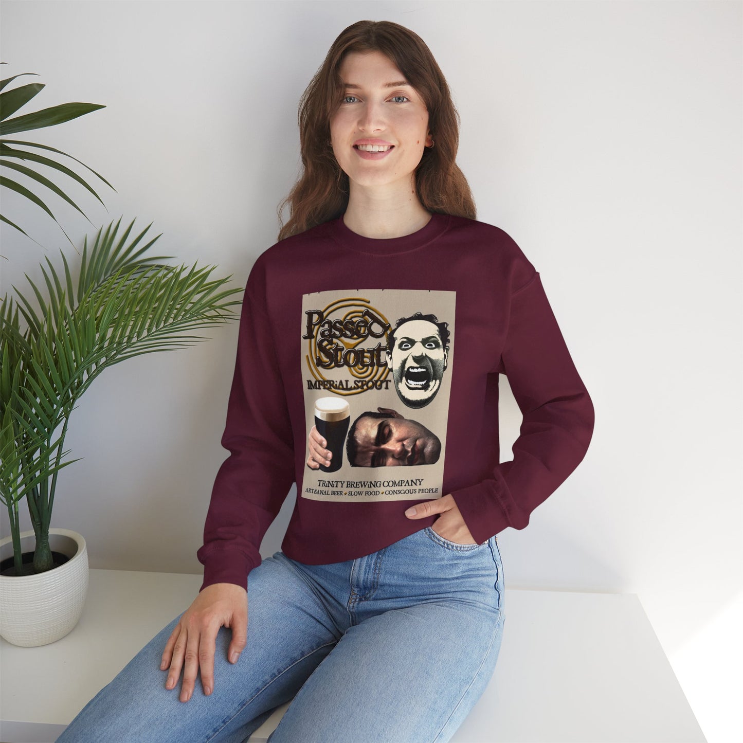 TRiNiTY Passed Stout Imperial Stout - Unisex Heavy Blend™ Crewneck Sweatshirt