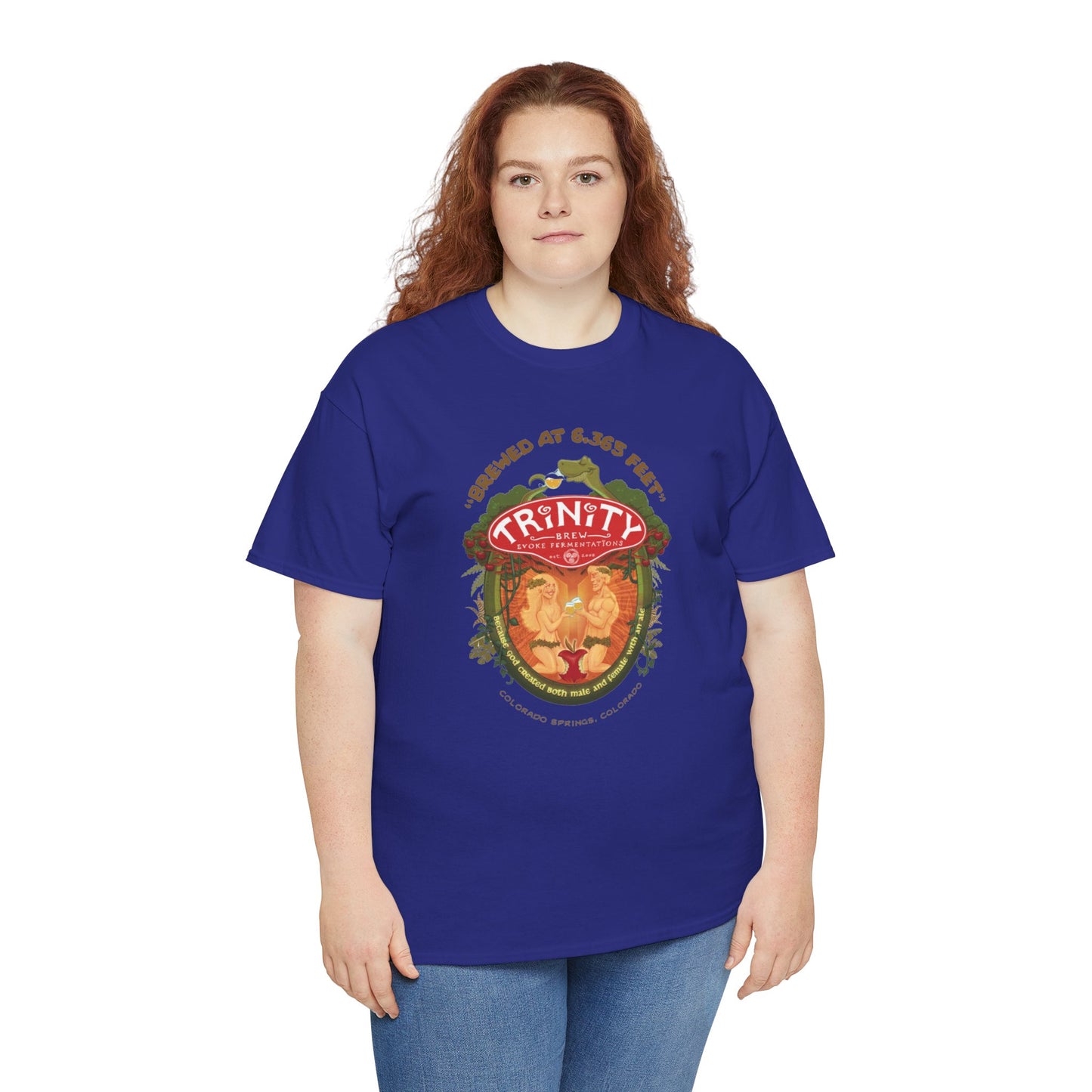 Adam & Eve Ale (Darker Colors) - Unisex Heavy Cotton Tee