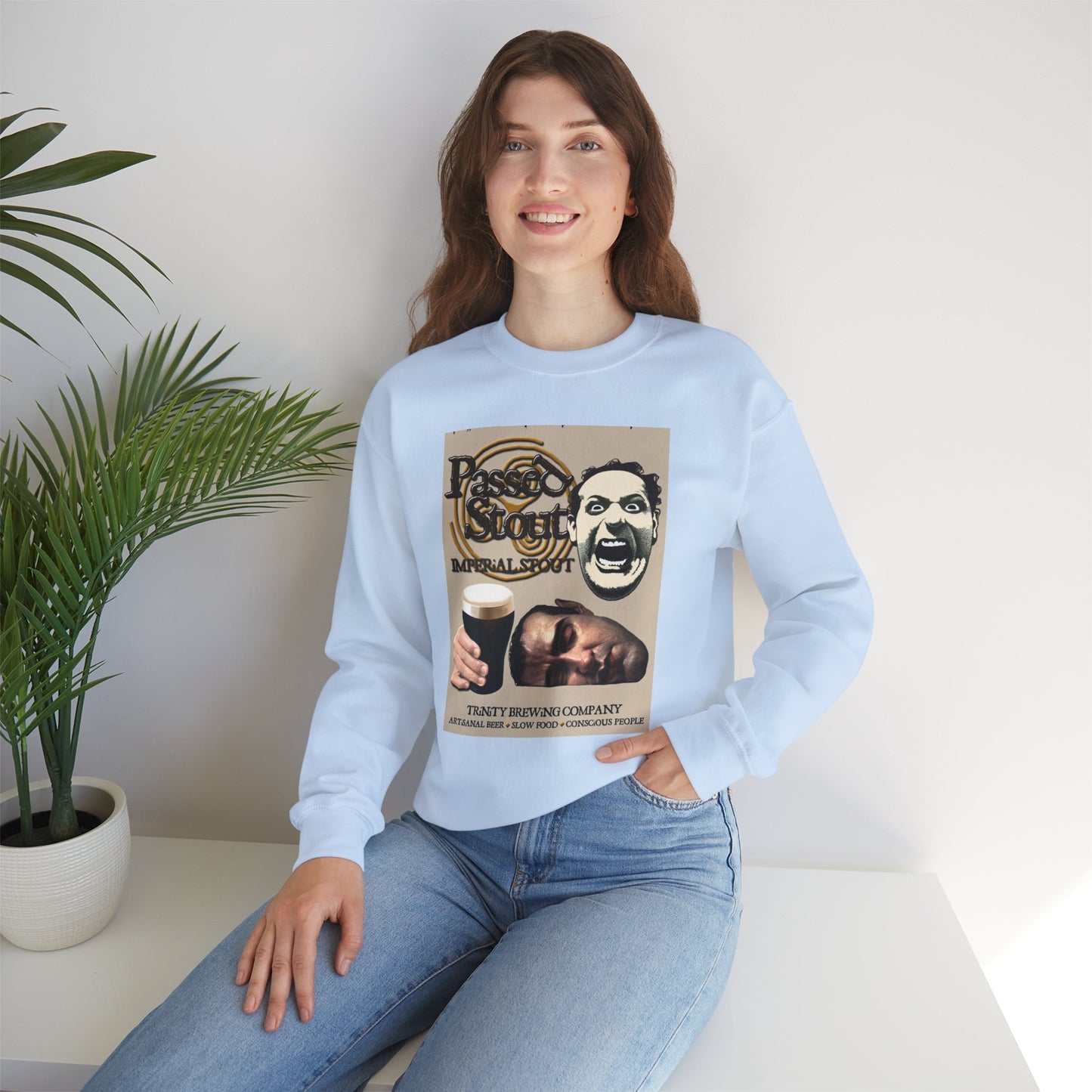 TRiNiTY Passed Stout Imperial Stout - Unisex Heavy Blend™ Crewneck Sweatshirt