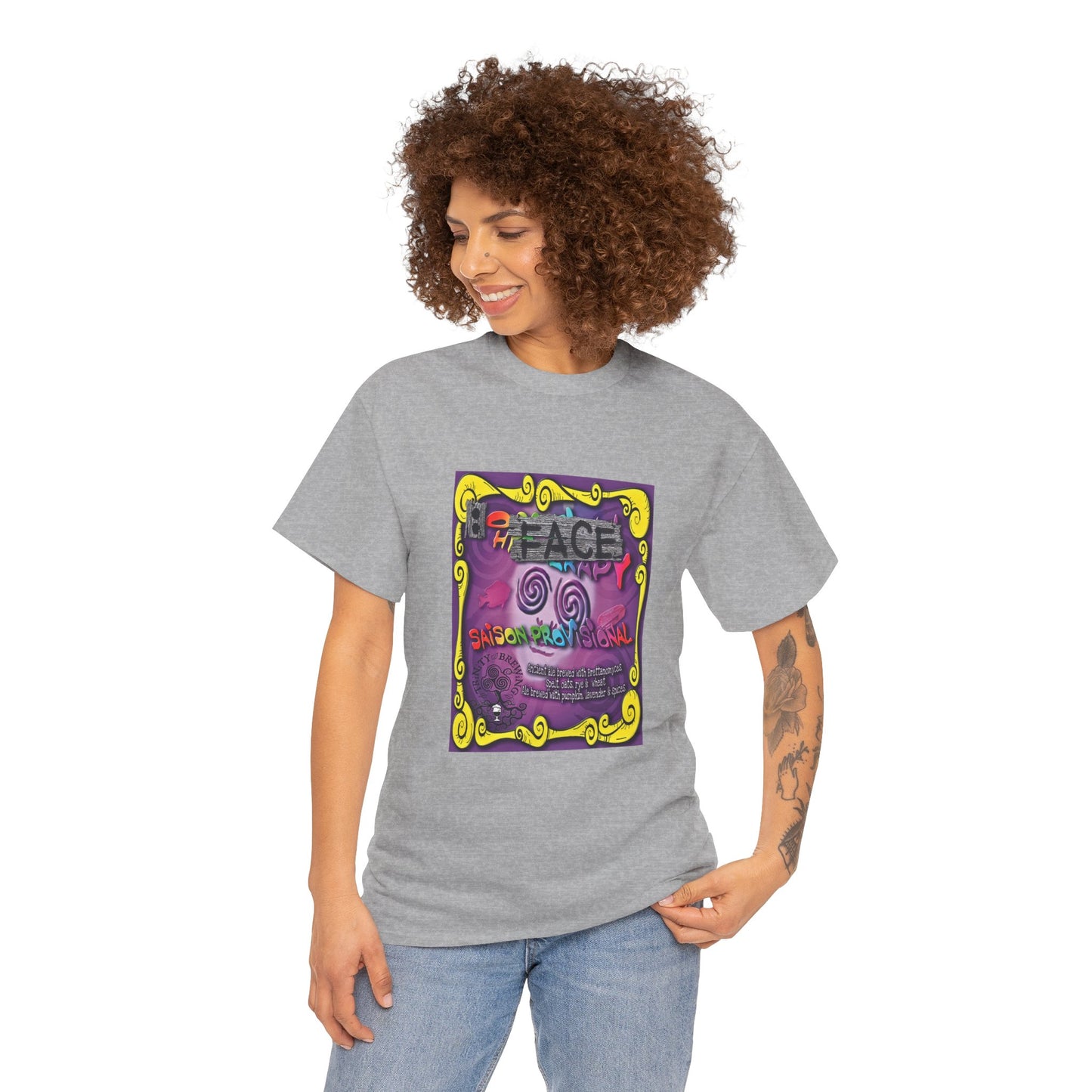 TRiNiTY Oh Face! - Unisex Heavy Cotton Tee