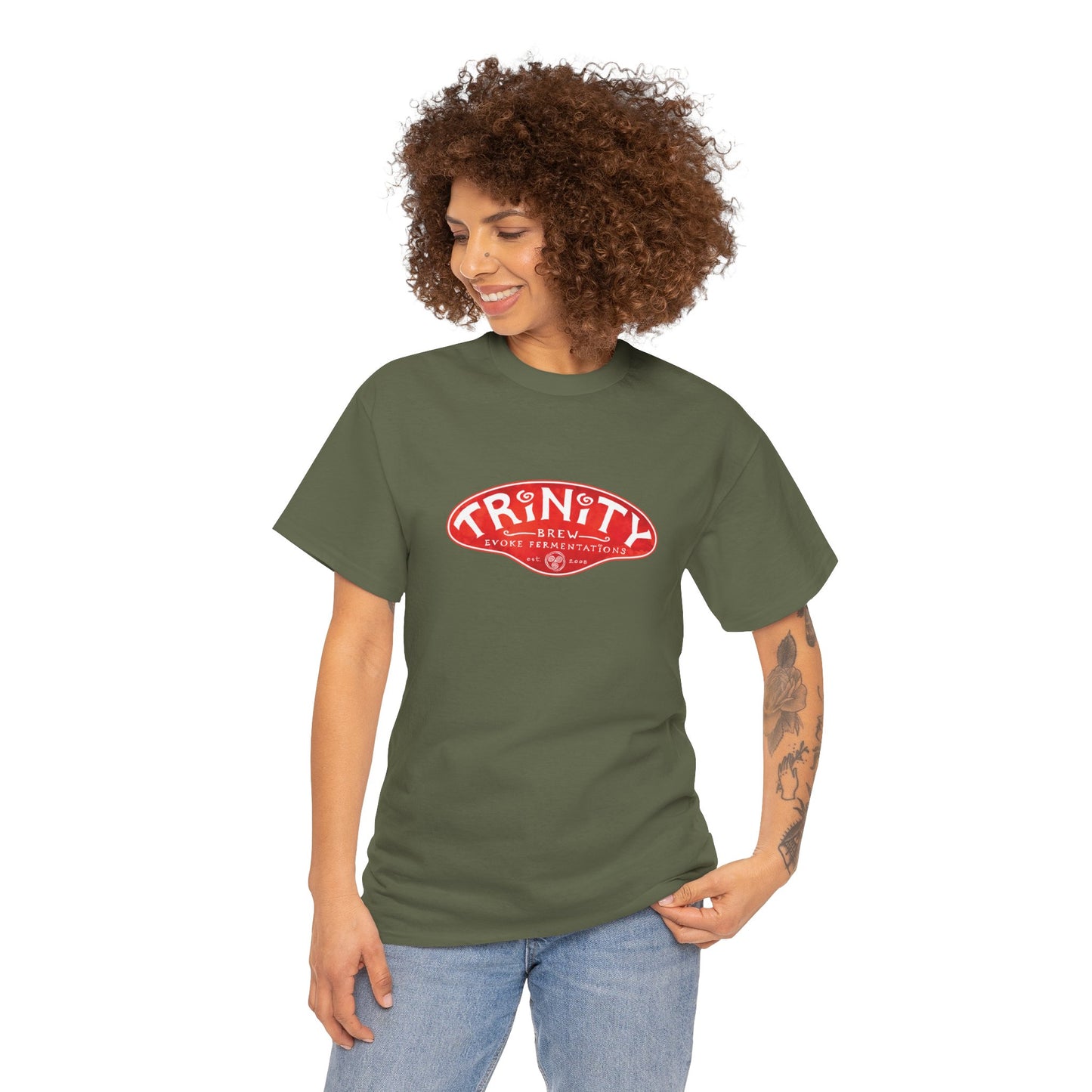 Classic TRiNiTY Logo T-Shirt - Unisex Heavy Cotton Tee