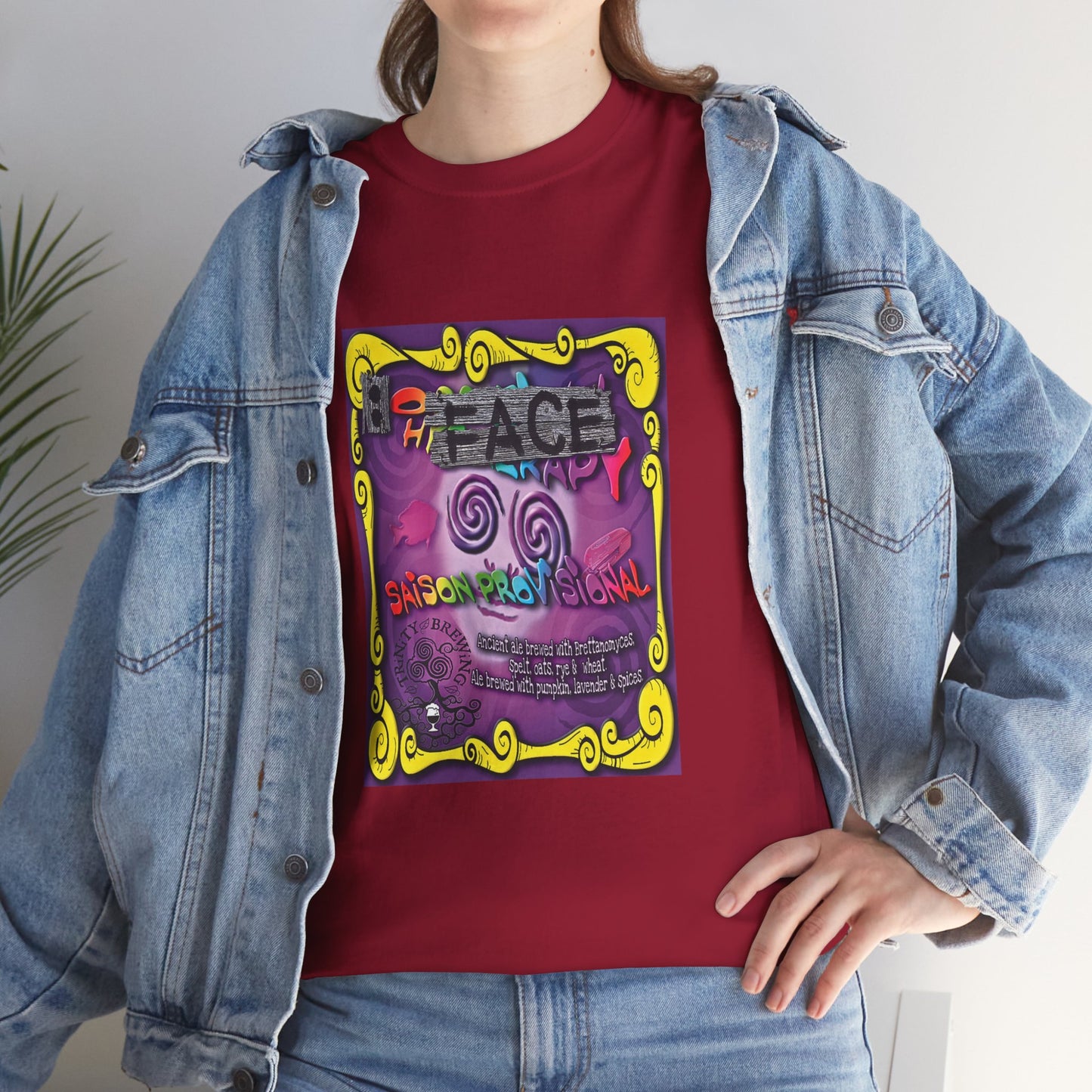 TRiNiTY Oh Face! - Unisex Heavy Cotton Tee