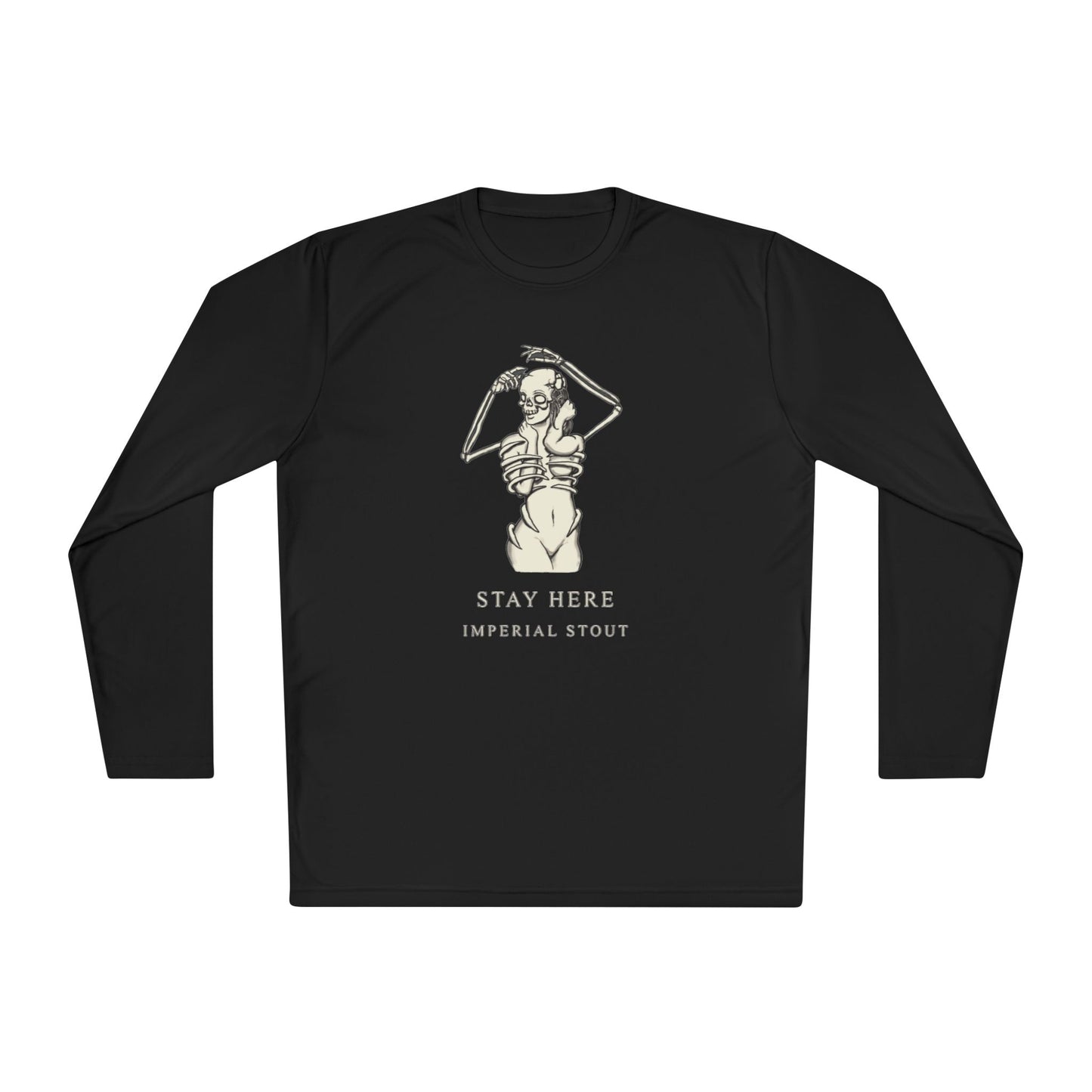 Stay Here Imperial Stout Unisex Lightweight Long Sleeve Tee