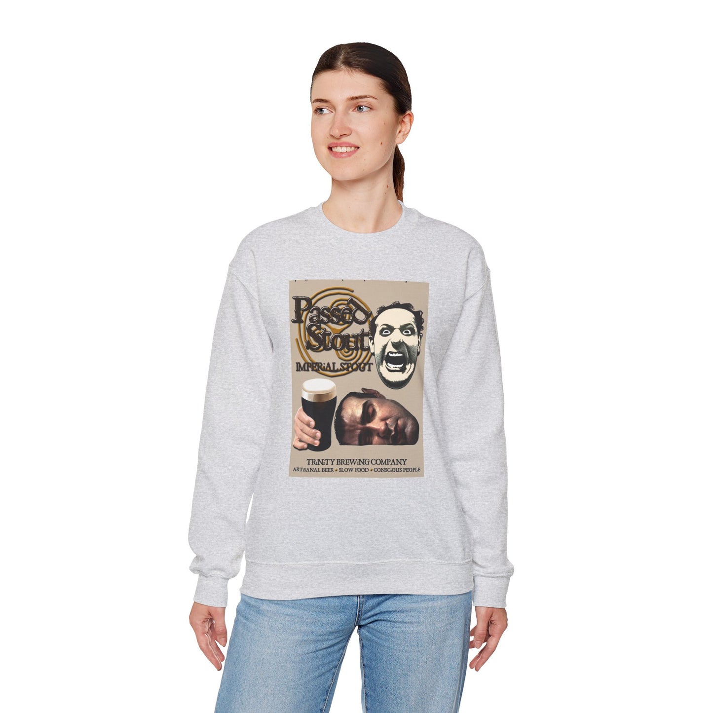 TRiNiTY Passed Stout Imperial Stout - Unisex Heavy Blend™ Crewneck Sweatshirt